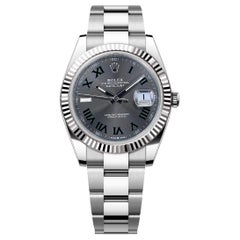Rolex Datejust 41 Slate Oyster Reference# 126334, Jeu complet, 2025
