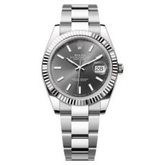 Unworn Rolex Datejust 41 Slate Oyster Reference# 126334, Complete set, 2025