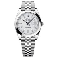 Unworn Rolex Datejust 41 White Jubilee Reference# 126300, Complete set, 2025