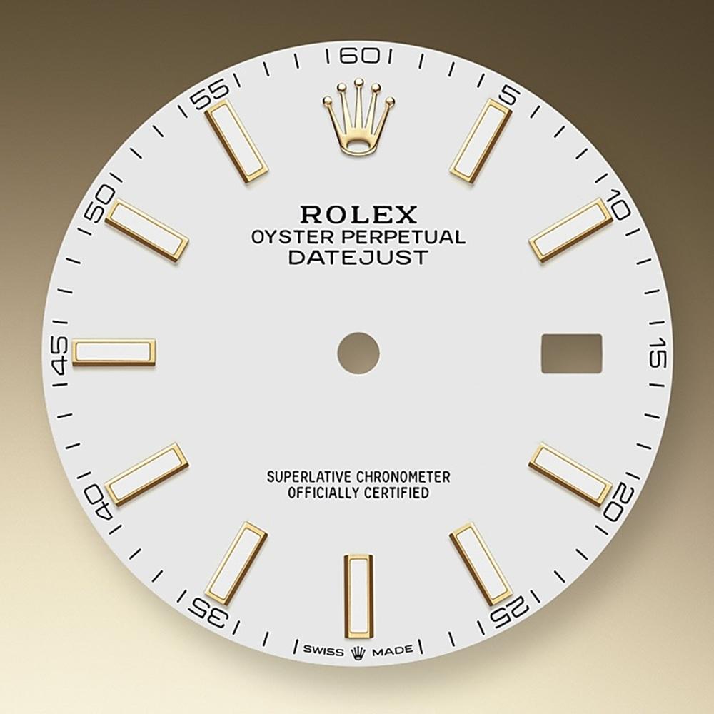 El Rolex Datejust 41 Ref. 126333-0016 es un ejemplo de diseño atemporal, ingeniería de precisión y lujo discreto. Fabricada en Rolesor Amarillo -la armonía perfecta entre el duradero acero inoxidable y el pulido Oro Amarillo de 18 quilates-, esta