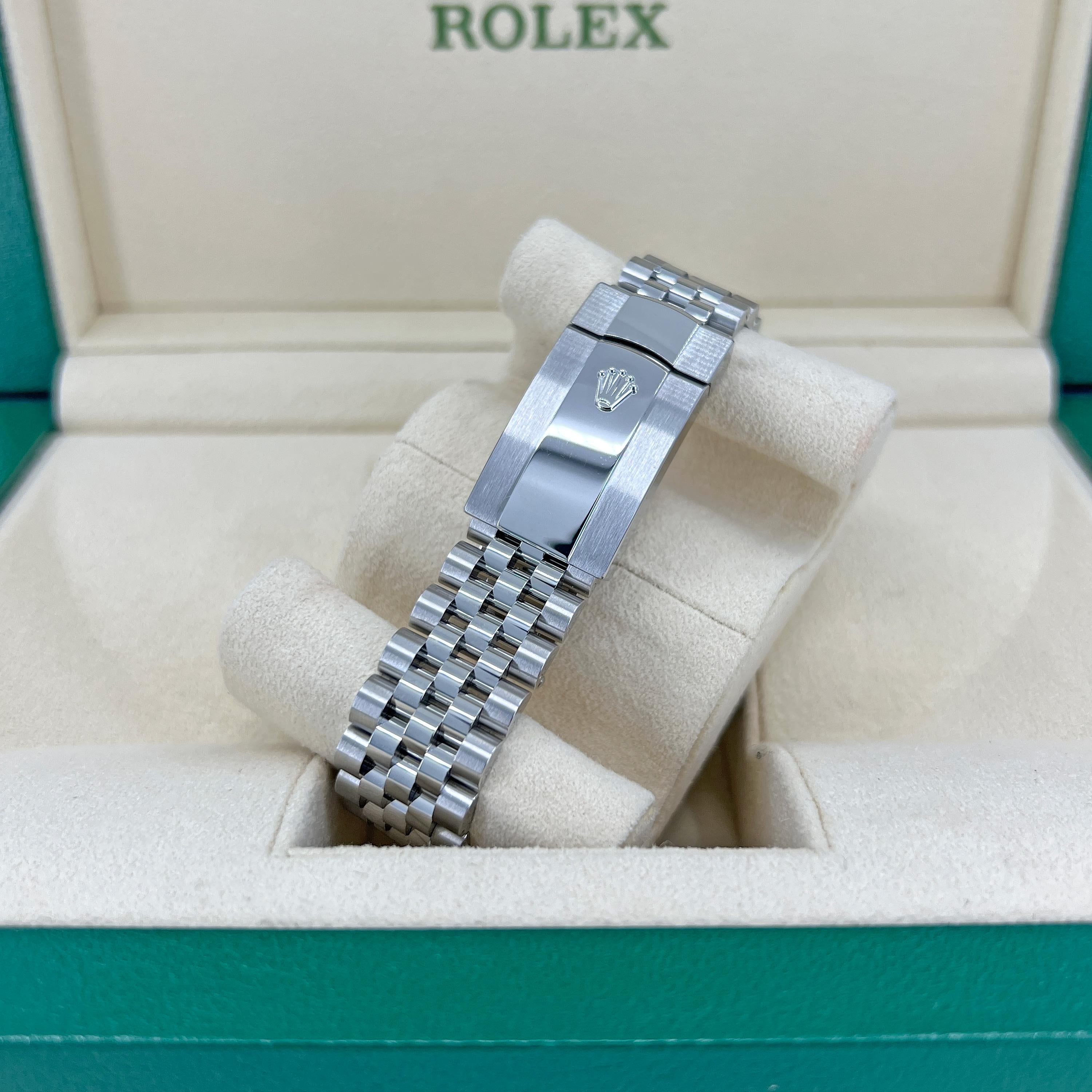 Rolex Datejust 41 White Jubilee Riferimento n. 126334, Set completo, 2025 in vendita 4