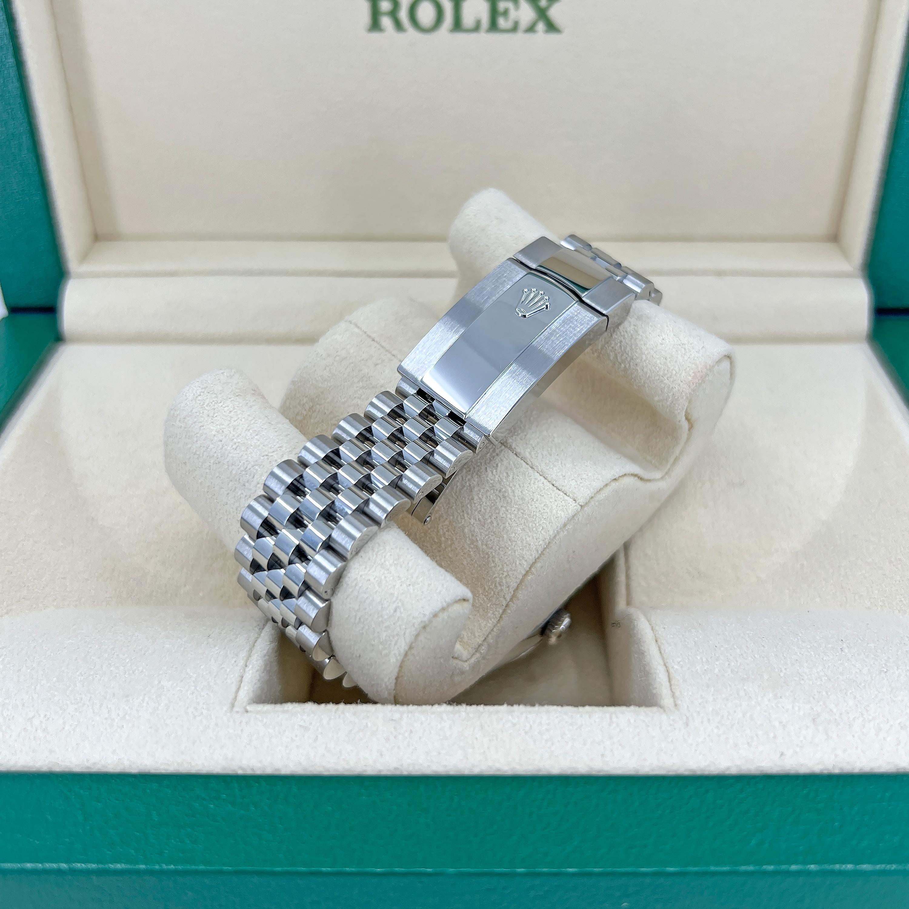 Rolex Datejust 41 White Jubilee Riferimento n. 126334, Set completo, 2025 in vendita 5