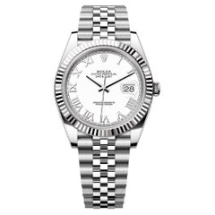 Unworn Rolex Datejust 41 White Jubilee Reference# 126334, Complete set, 2025