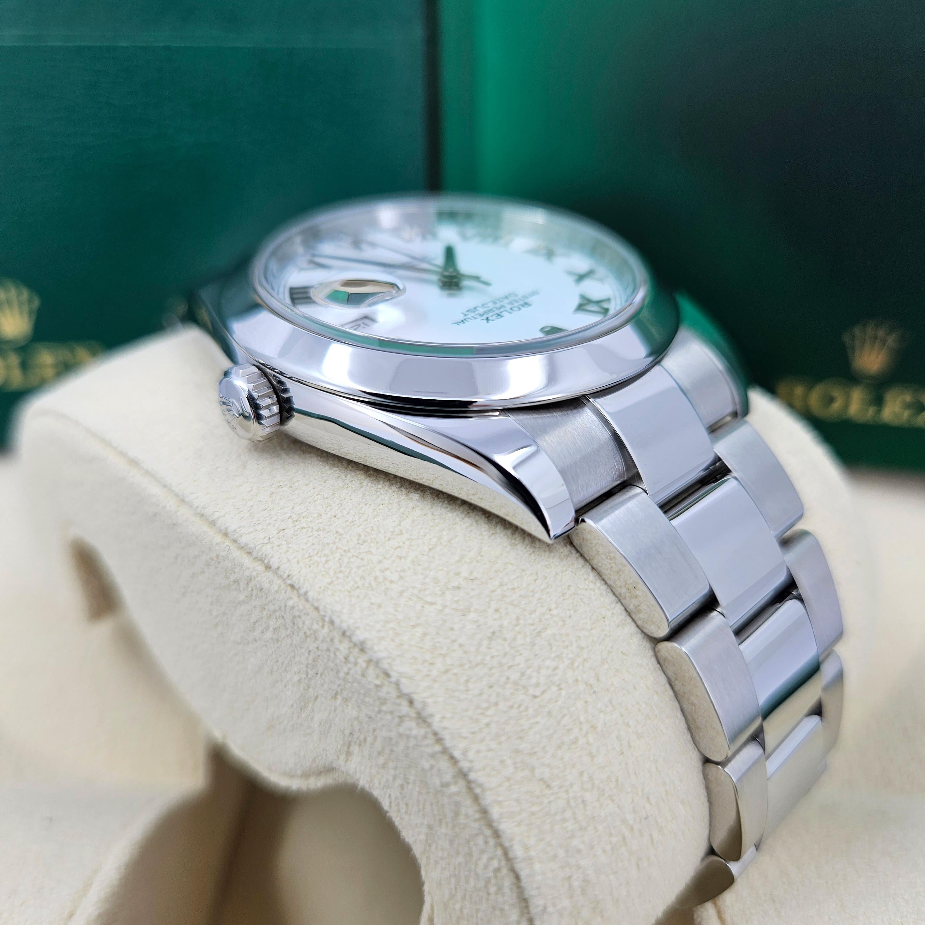 Rolex Datejust 41 Blanco Oyster Sin Usar Referencia# 126300, Juego Completo, 2025 en venta 3