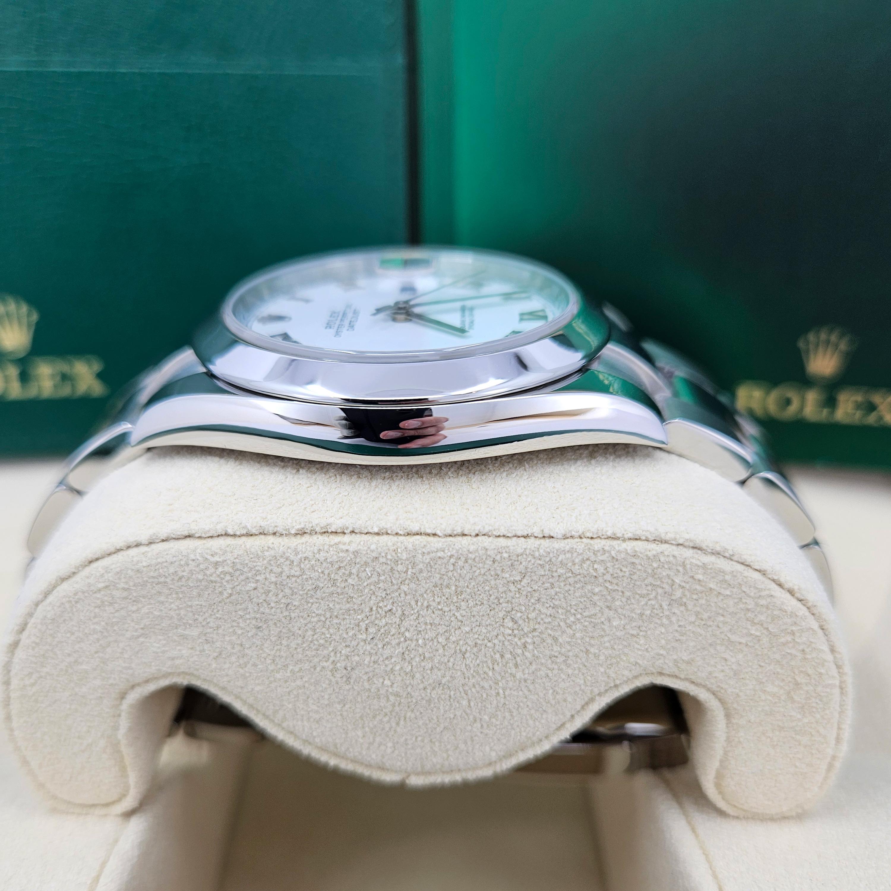 Rolex Datejust 41 Blanco Oyster Sin Usar Referencia# 126300, Juego Completo, 2025 en venta 5