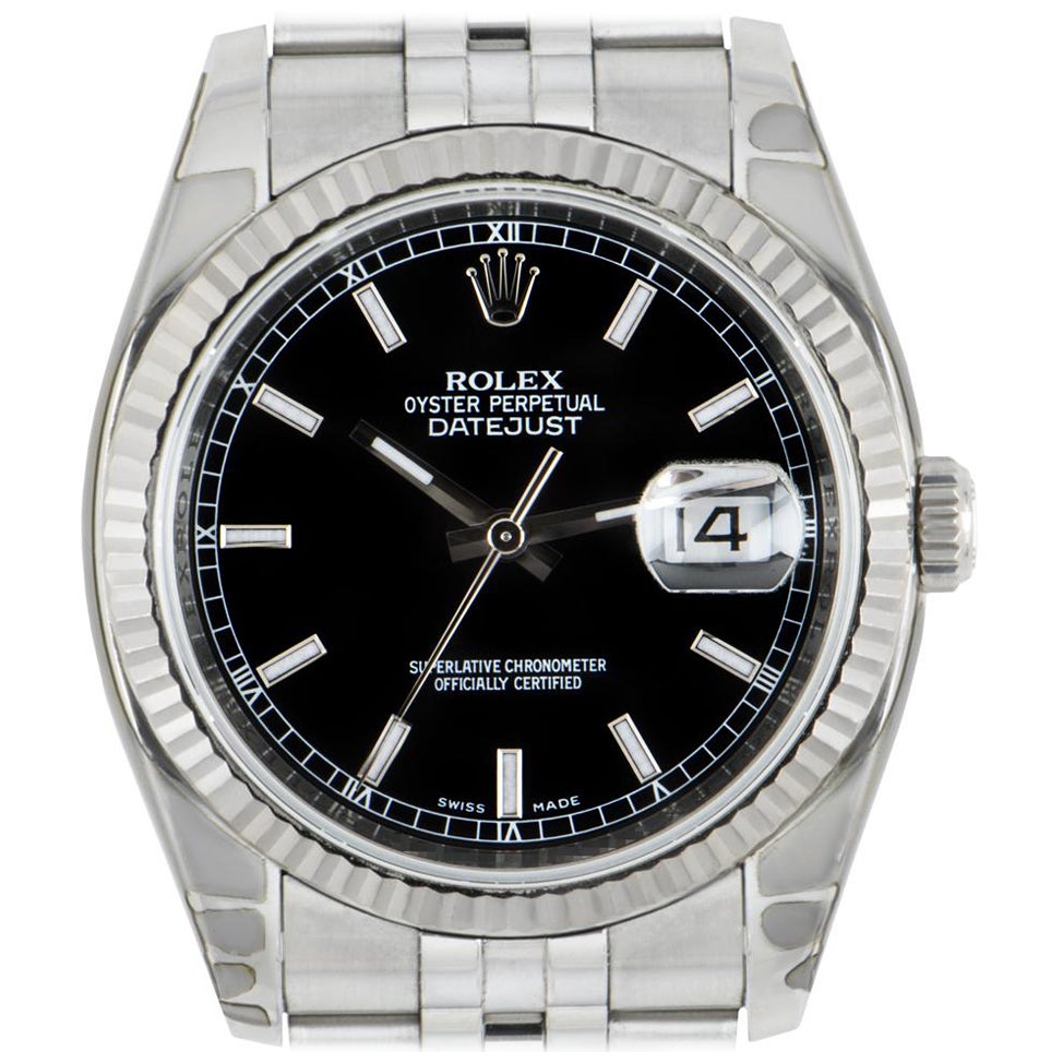 Unworn Rolex Datejust NOS 116234 Stainless Steel Watch