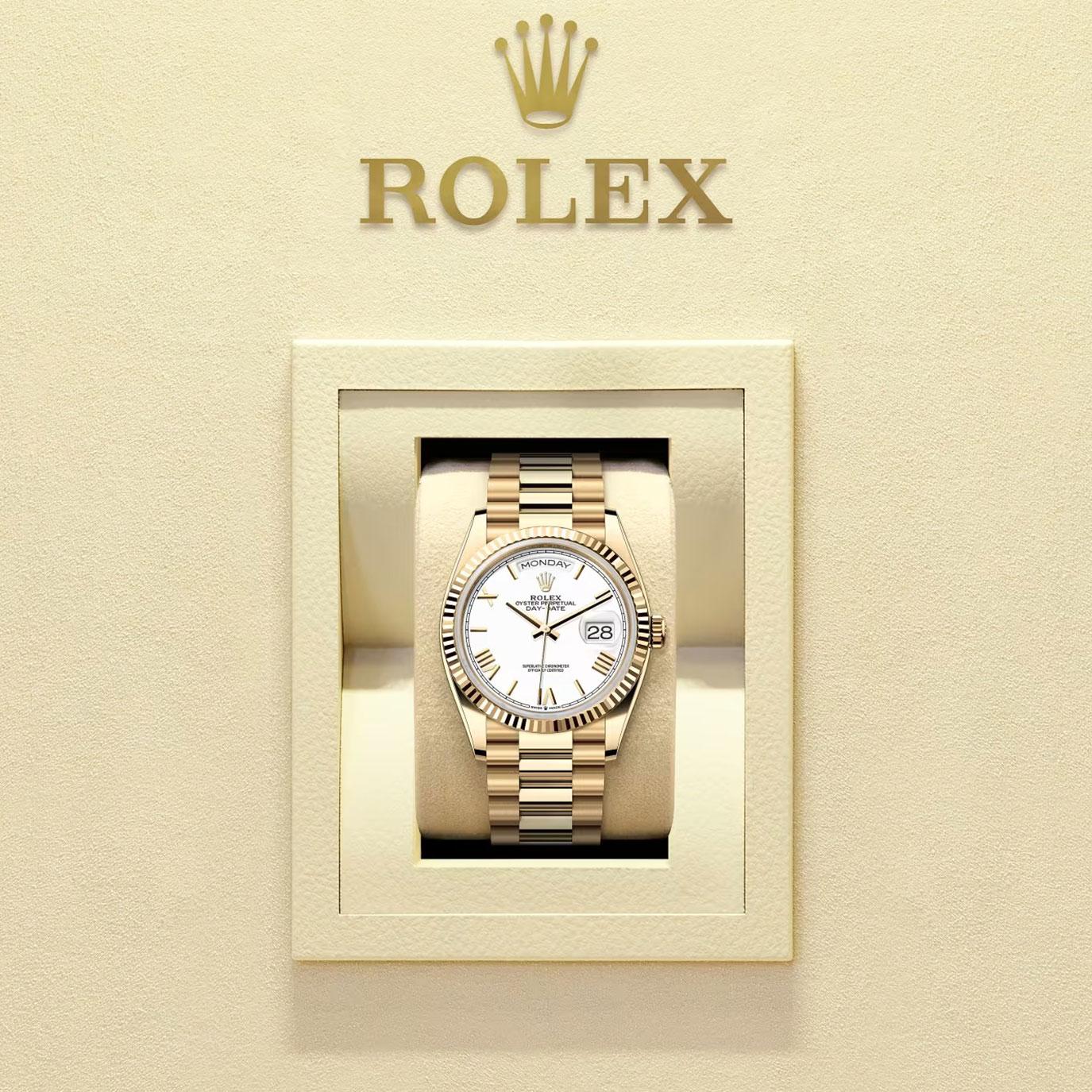 Unworn Rolex Day-Date 36 Reference# 128238, Complete set, 2025 For Sale 2