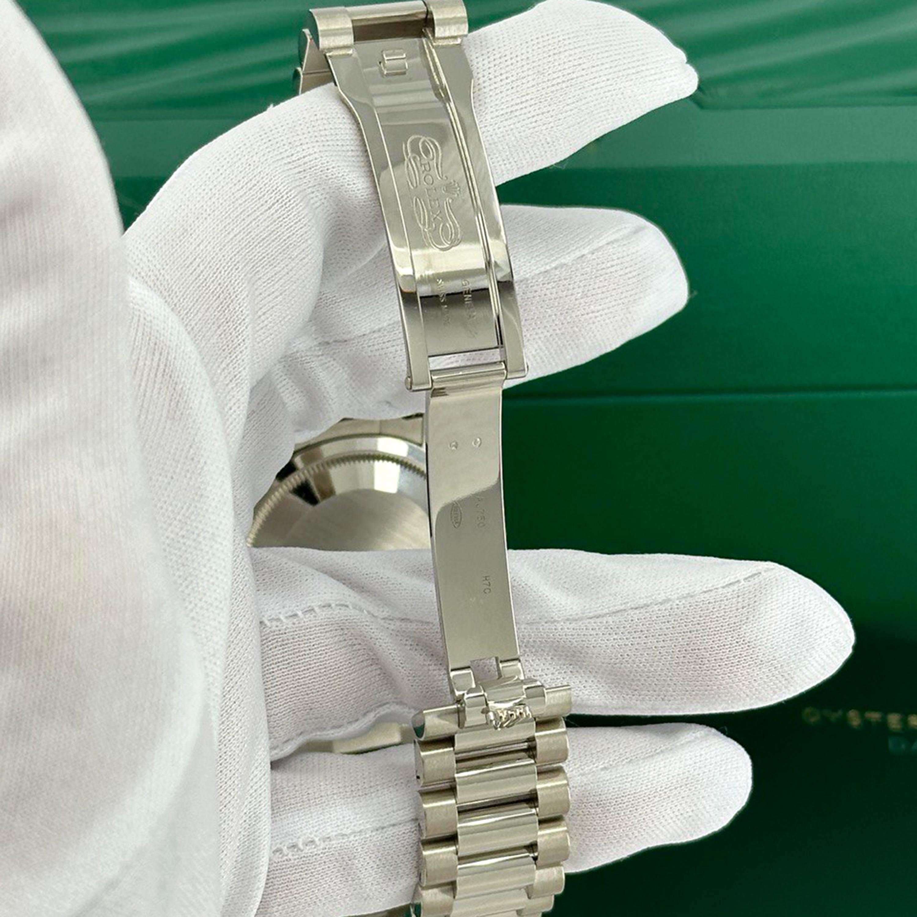 Rolex Day-Date 36 non indossato Numero di riferimento 128239, Set completo, 2025 in vendita 6