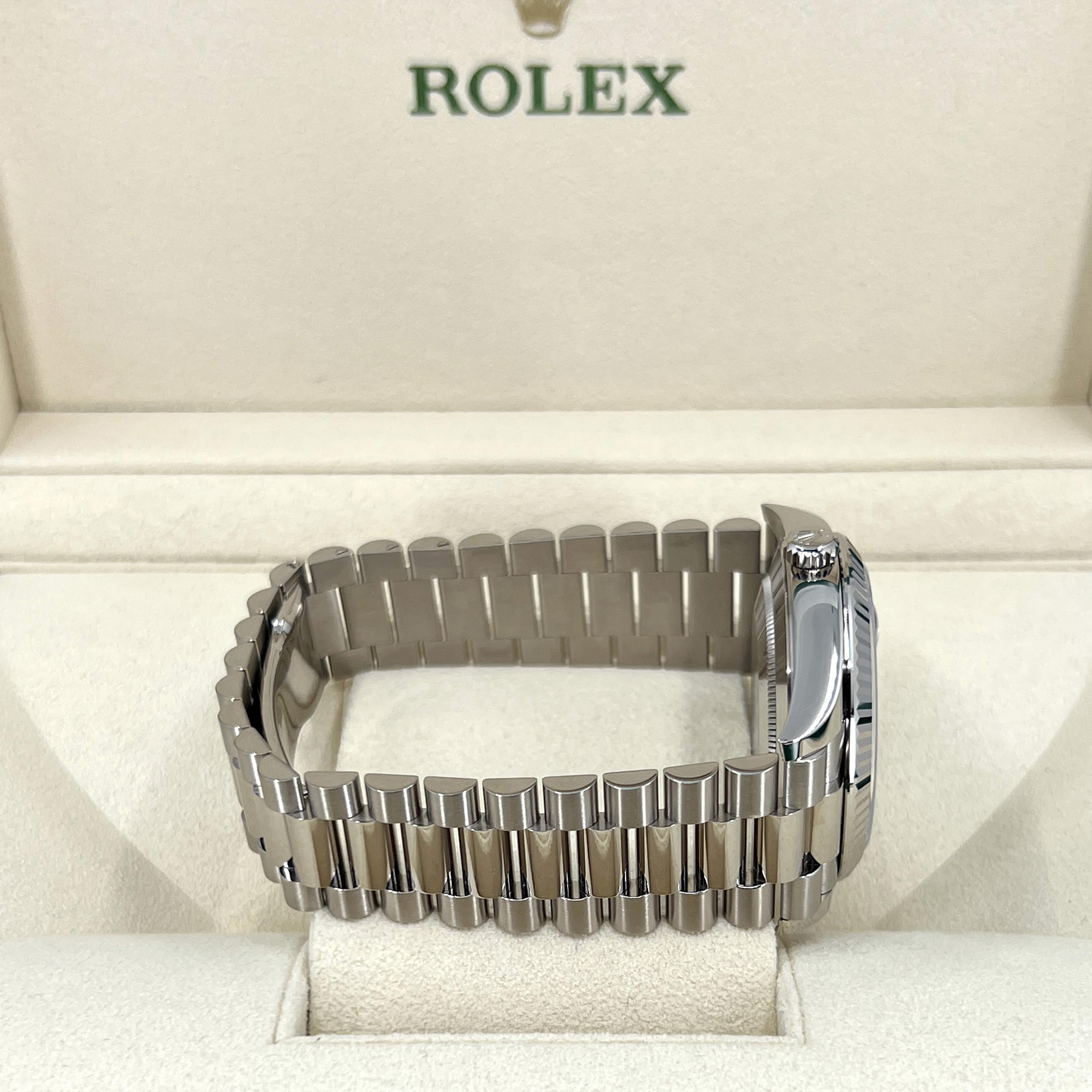Pre-owned Rolex Day-Date 40 Reference# 228239, Complete set, 2023+ For Sale 7