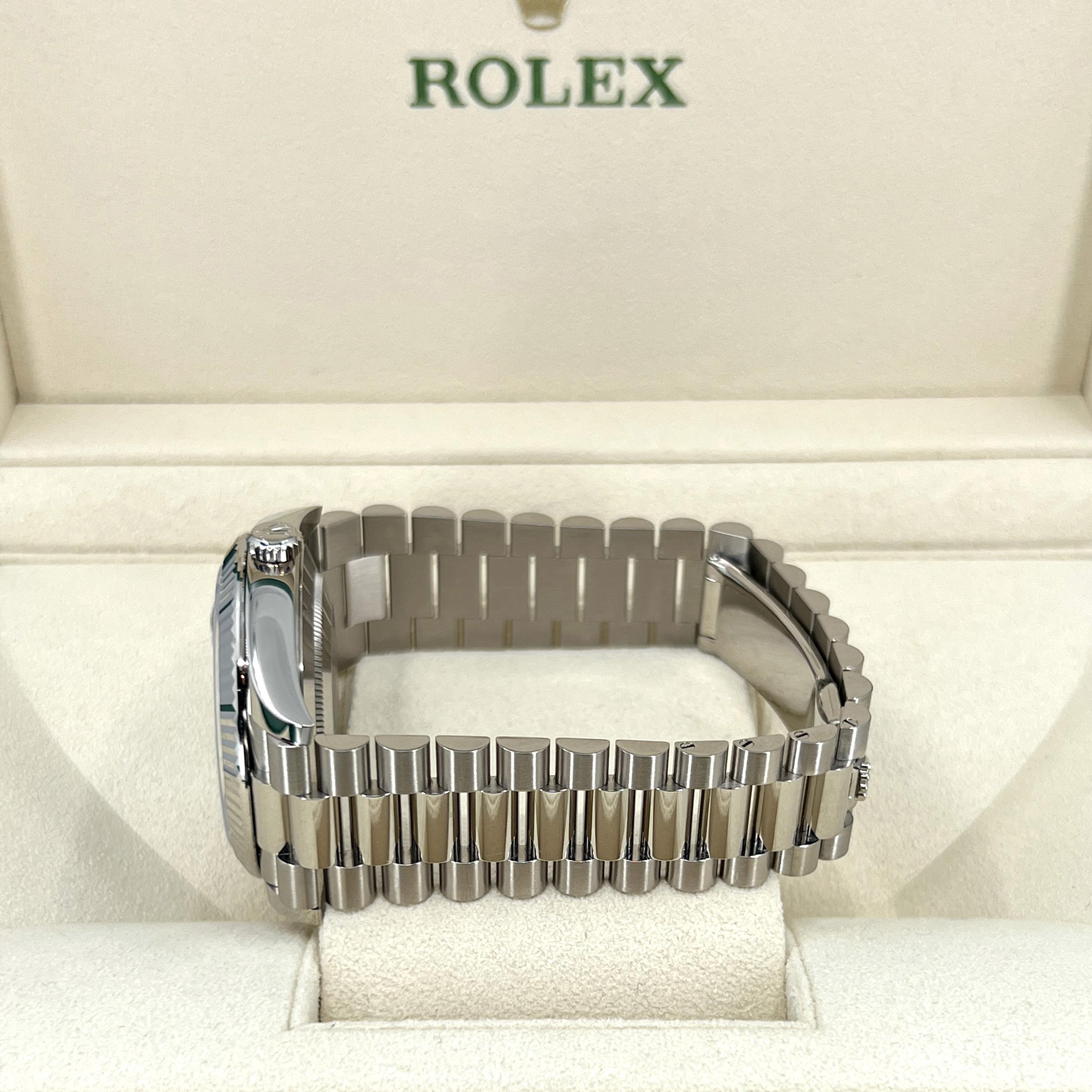 Pre-owned Rolex Day-Date 40 Reference# 228239, Complete set, 2023+ For Sale 8