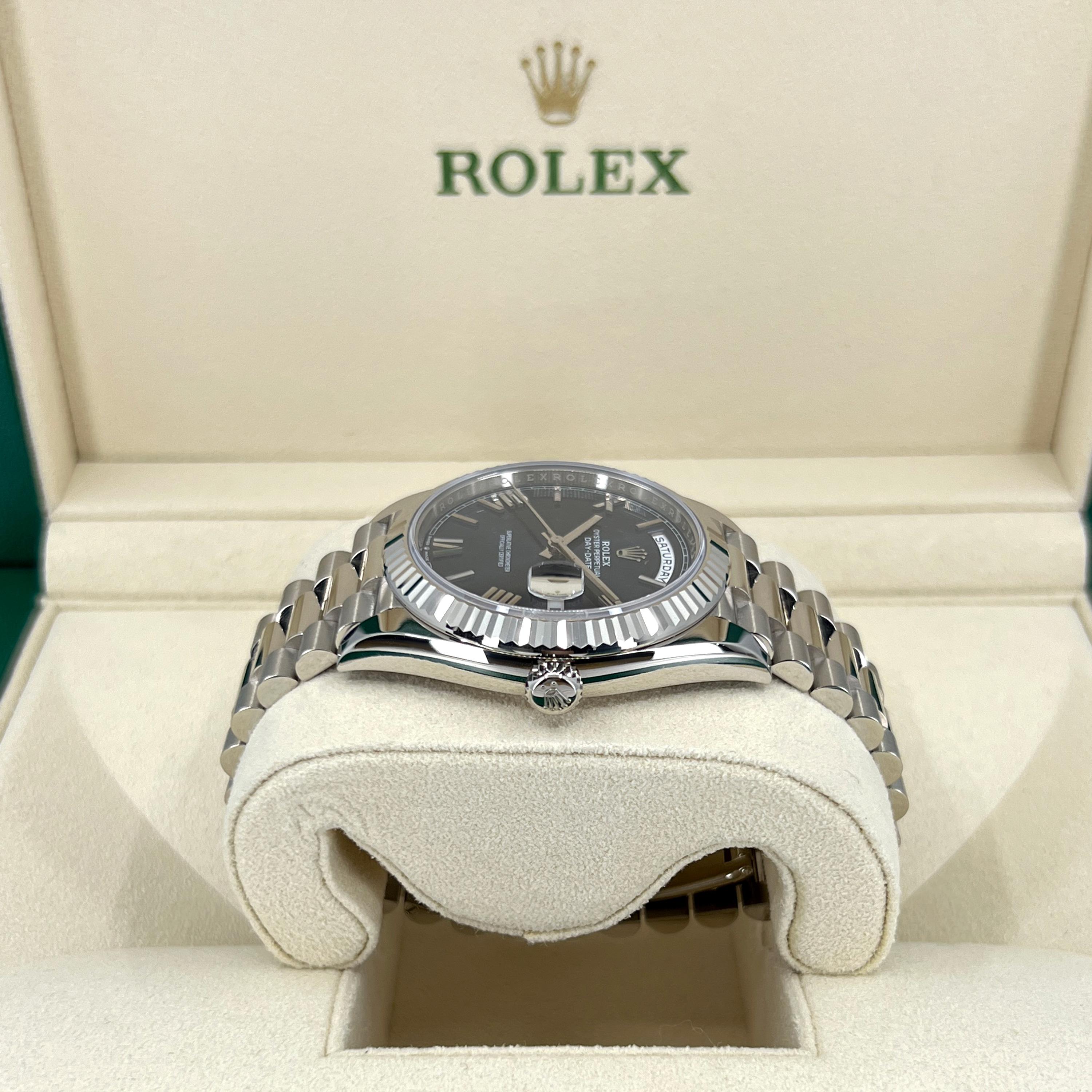 Pre-owned Rolex Day-Date 40 Reference# 228239, Complete set, 2023+ For Sale 3
