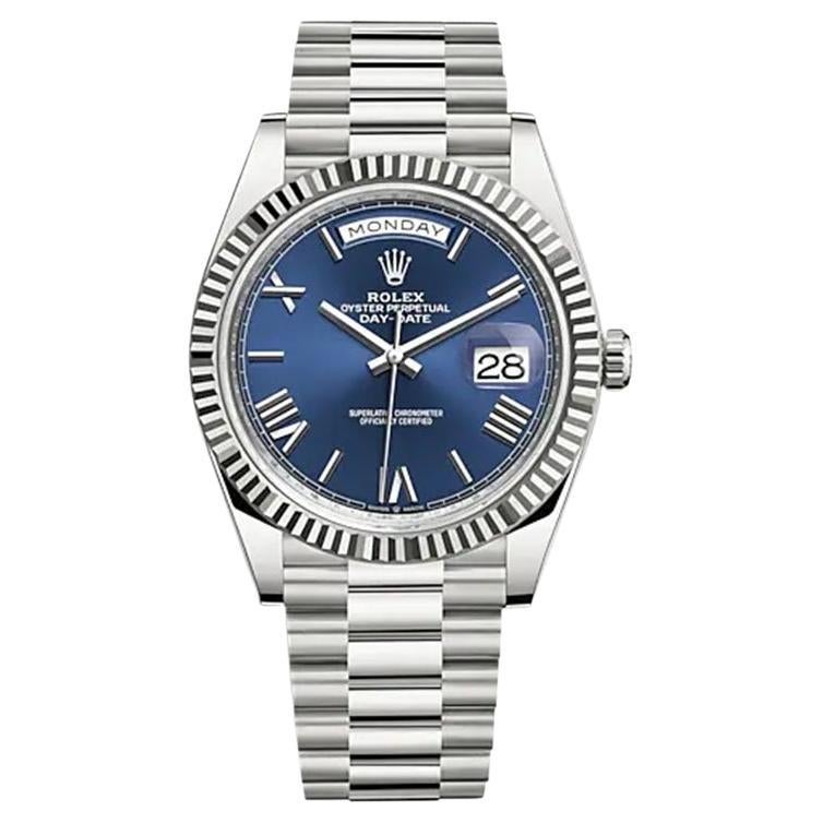 Pre-owned Rolex Day-Date 40 Reference# 228239, Complete set, 2023+ For Sale
