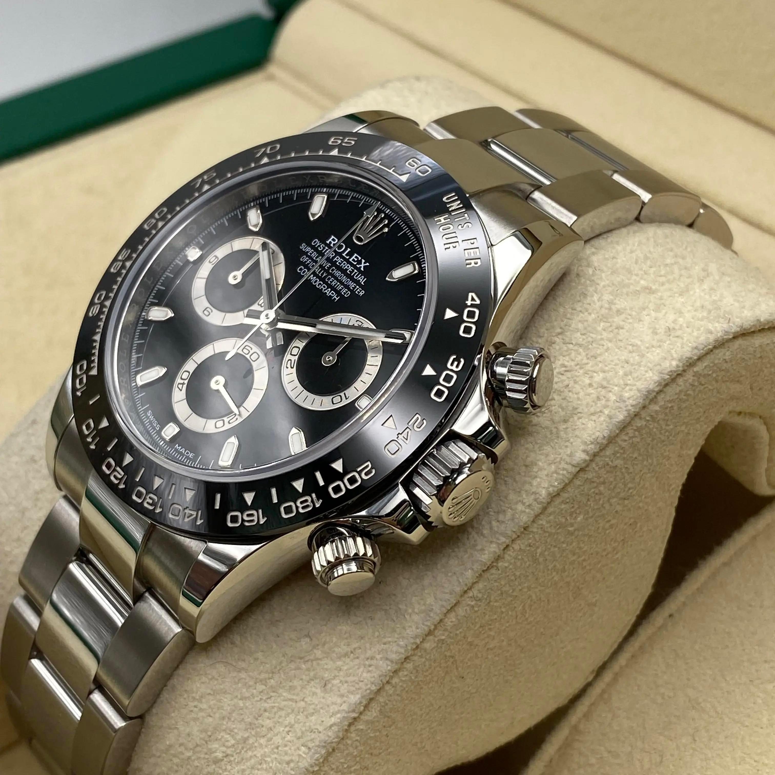 rolex daytona black dial price