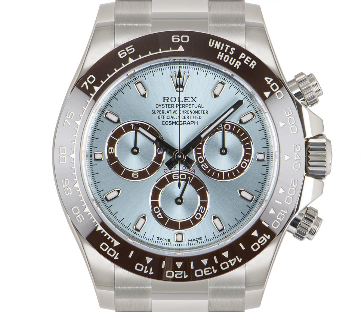 Rolex Daytona Platinum Cadran Bleu Glace 116506 non porté 3
