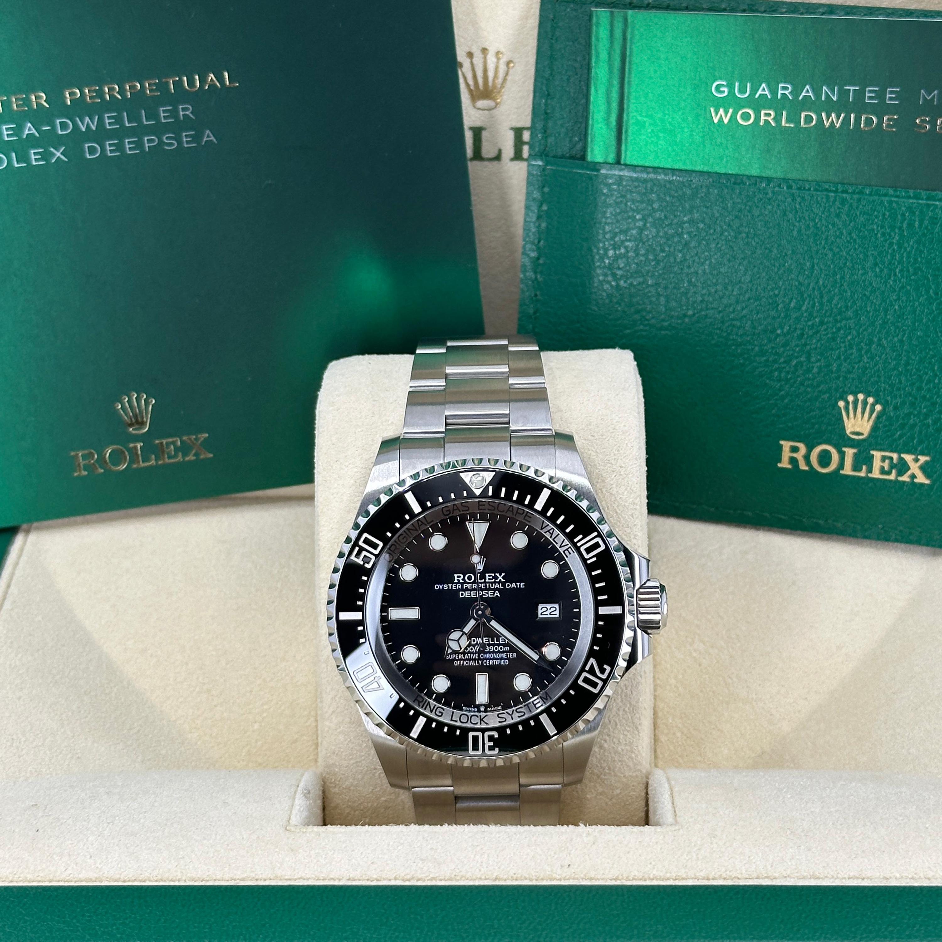 El Rolex Deepsea 136660 es la máxima expresión del compromiso de Rolex con la exploración submarina extrema, diseñado para buceadores profesionales y aventureros que requieren una durabilidad, precisión y excelencia de ingeniería inigualables.