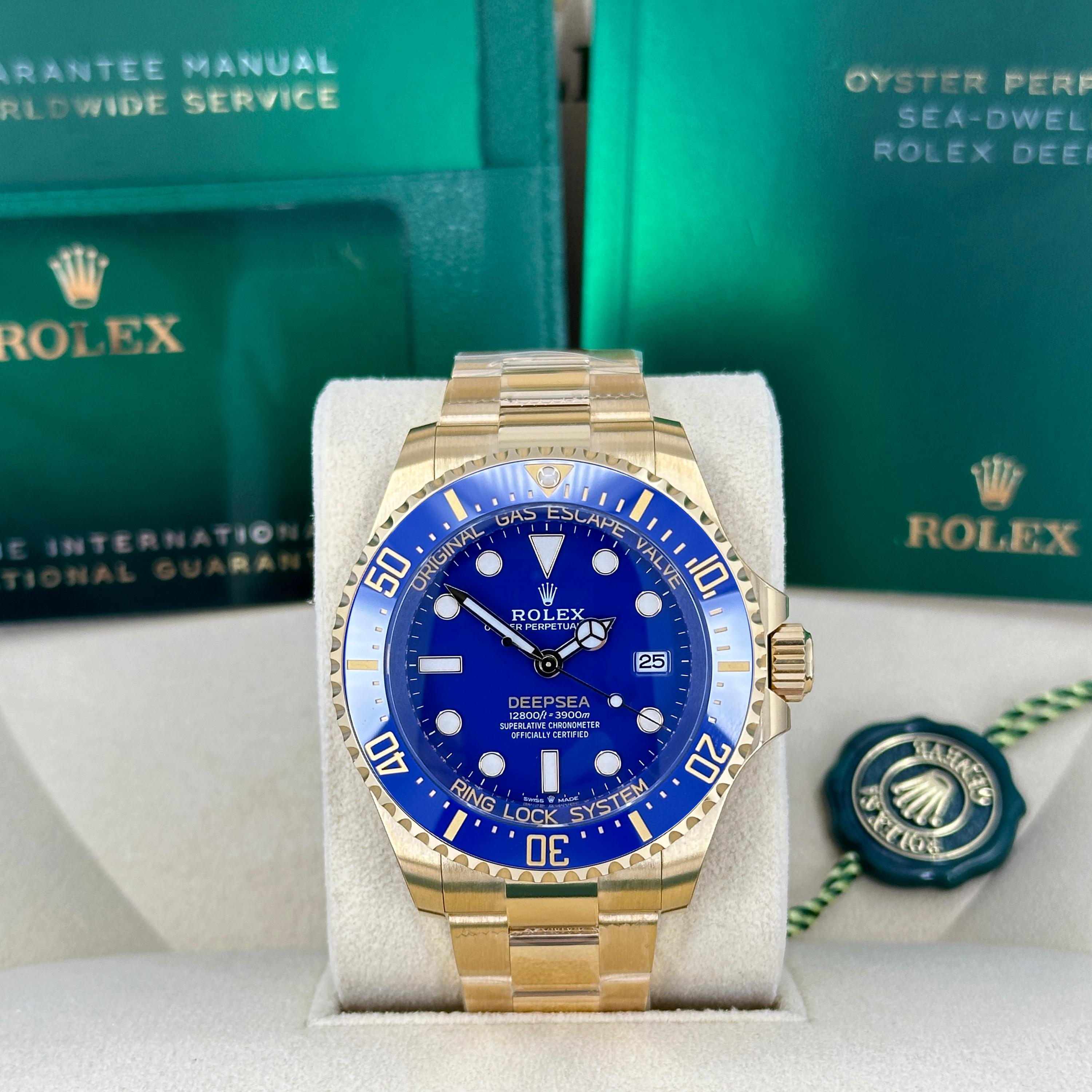 Rolex Deepsea 136668LB-0001 - La excelencia del oro amarillo de 18 quilates se une a la ingeniería de buceo más avanzada

El Rolex Deepsea 136668LB-0001 es una evolución innovadora del emblemático reloj de submarinismo de aguas profundas, que ahora