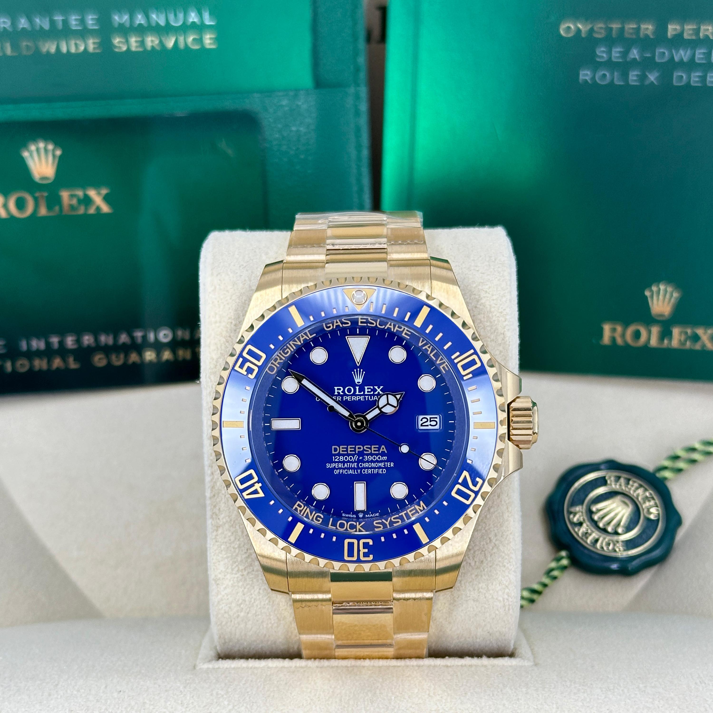 Rolex Deepsea sin usar Referencia# 136668lb, Juego completo, 2025 en Nuevo estado para la venta en New York, NY