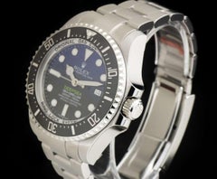 Unworn Rolex Deepsea Sea-Dweller Stainless Steel D-Blue Dial 116660 Watch