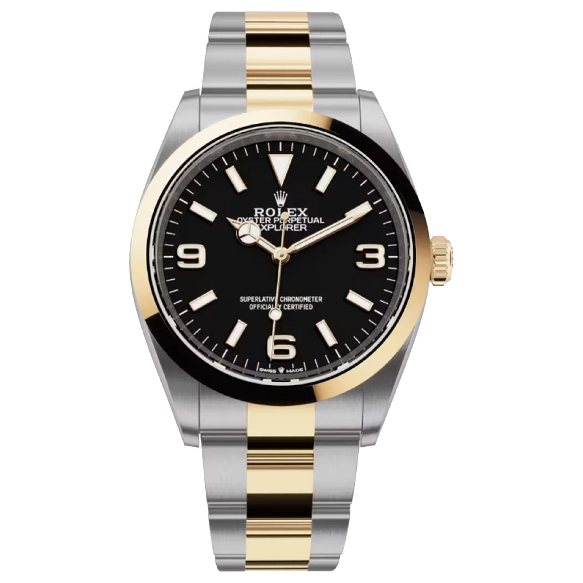 Ungetragene Rolex Explorer 36 Reference# 124273, Komplettset, 2025