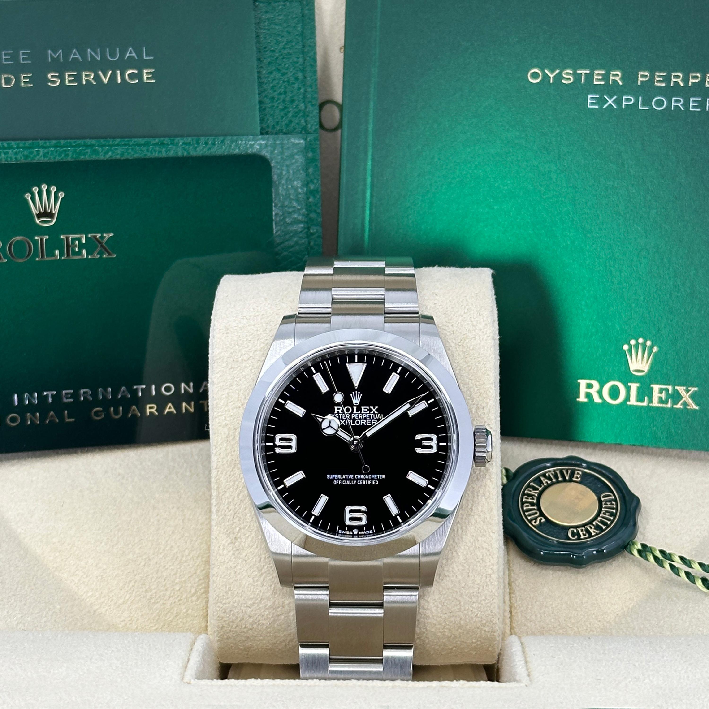 Unworn Rolex Explorer 40 Reference# 224270, Complete set, 2025 For Sale 12