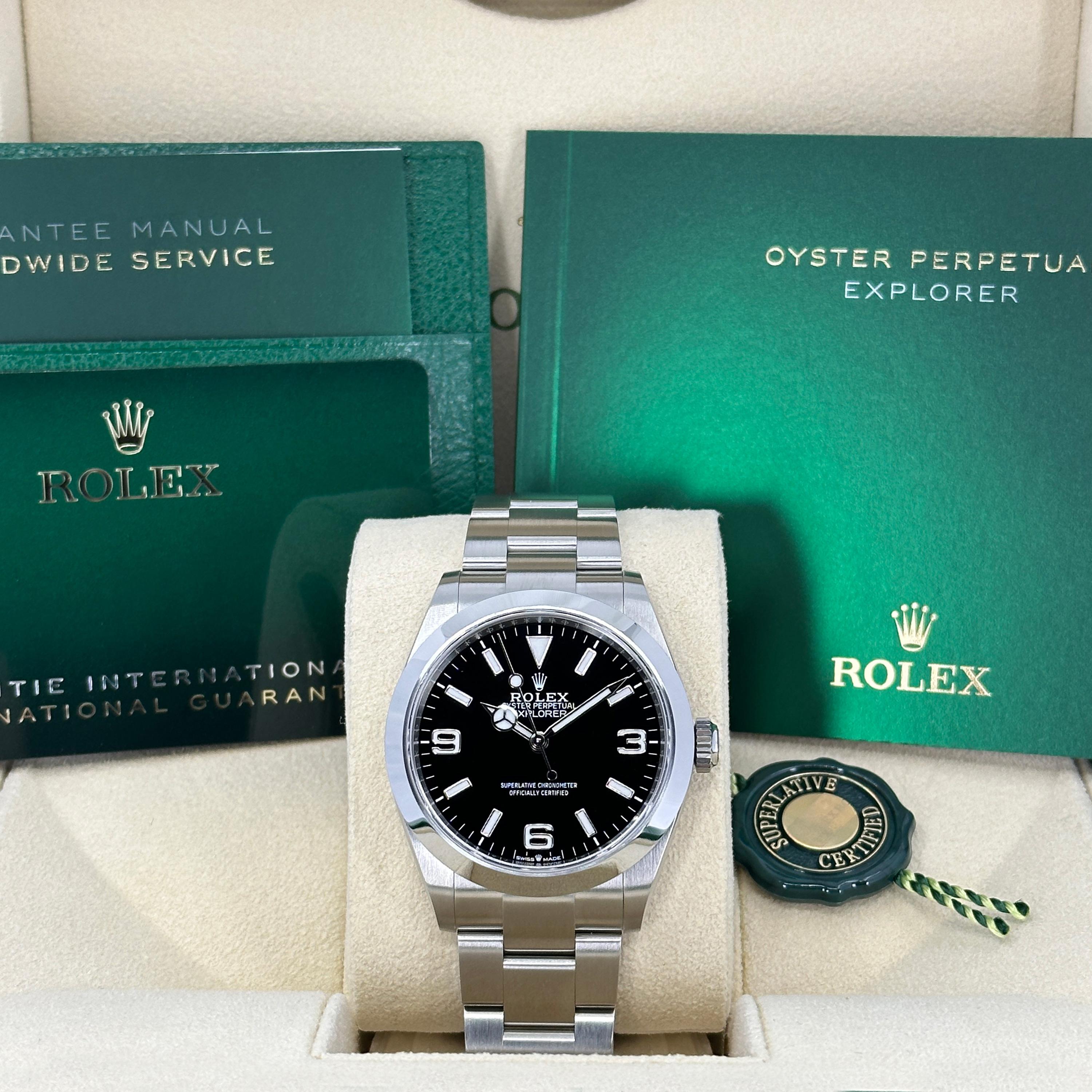 Rolex Explorer 224270-0001 – Classic Explorer DNA in a Modern 40mm Case

The Rolex Explorer 224270-0001 brings a bold update to a historic tool watch, expanding its legacy into a contemporary 40mm format while preserving the minimalist,