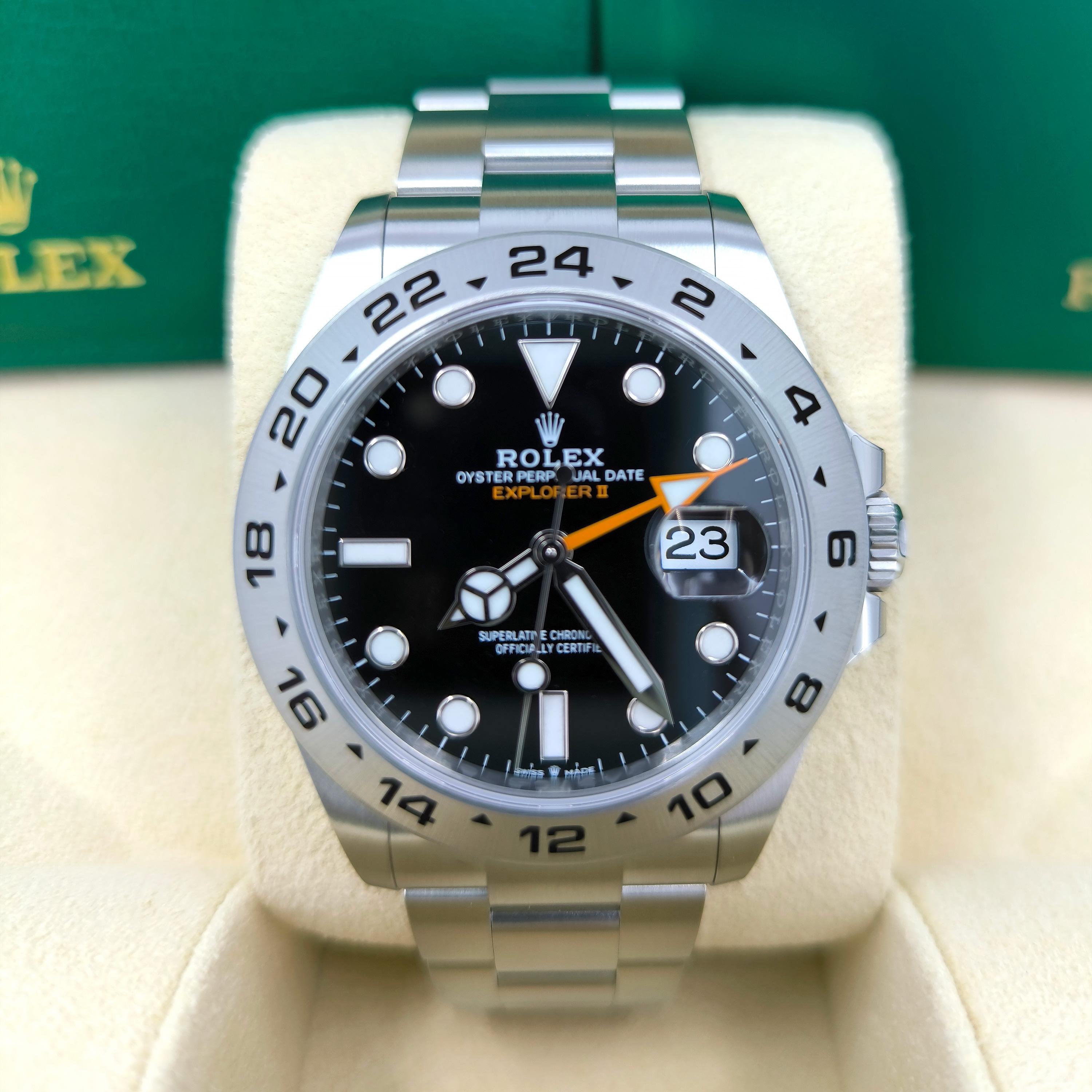 Unworn Rolex Explorer II Reference# 226570, Complete set, 2025 In condizioni Nuovo in vendita a New York, NY