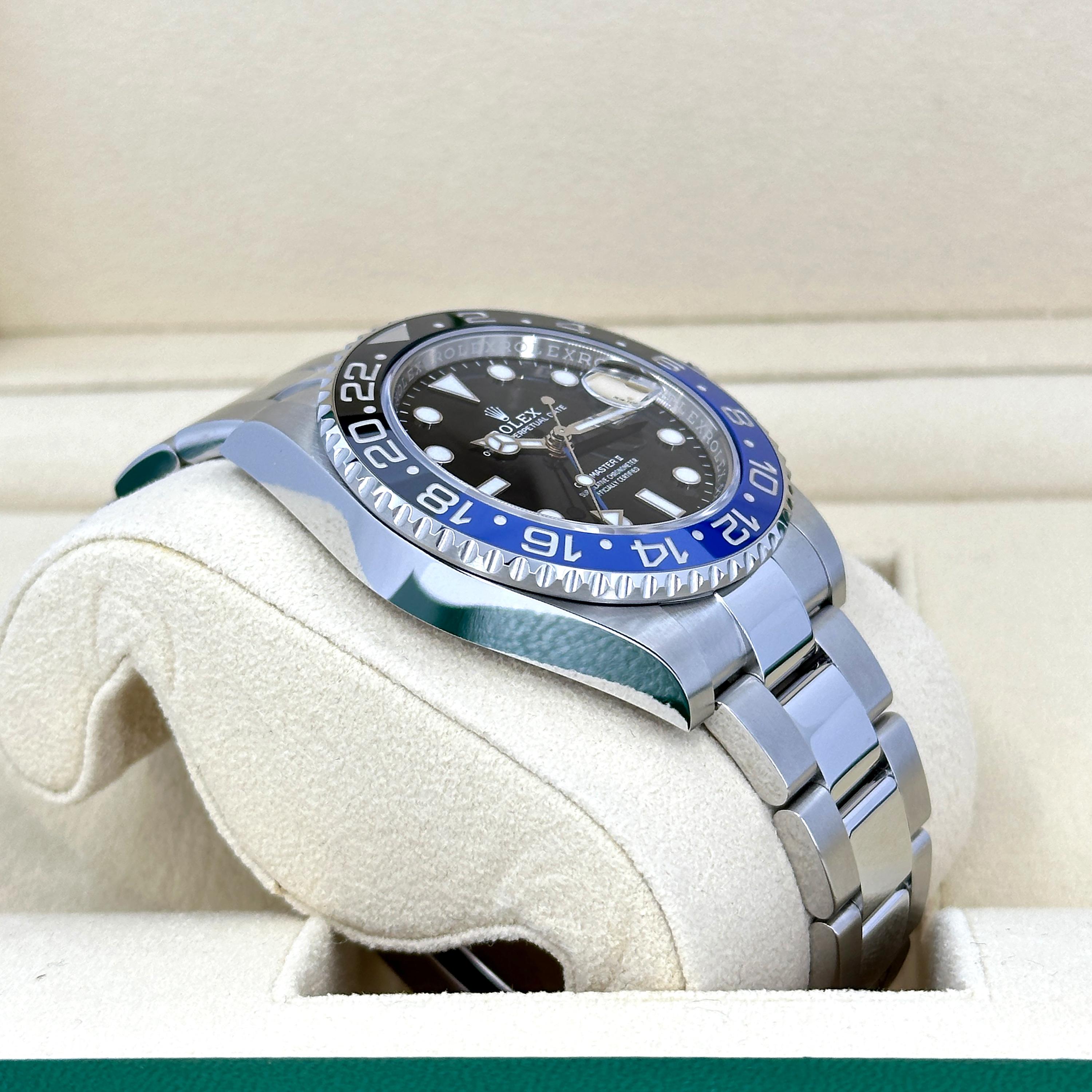 Unworn Rolex GMT-Master II Batman Reference# 126710BLNR, Complete set, 2025 For Sale 7