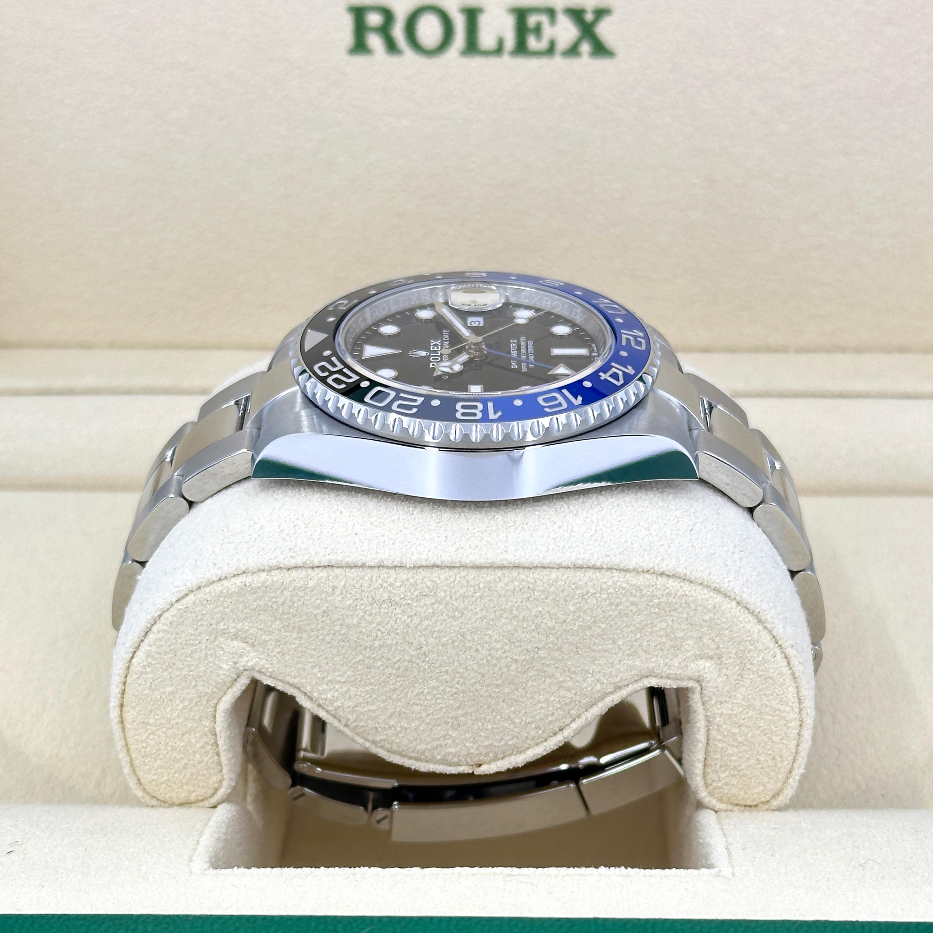 Unworn Rolex GMT-Master II Batman Reference# 126710BLNR, Complete set, 2025 In New Condition For Sale In New York, NY