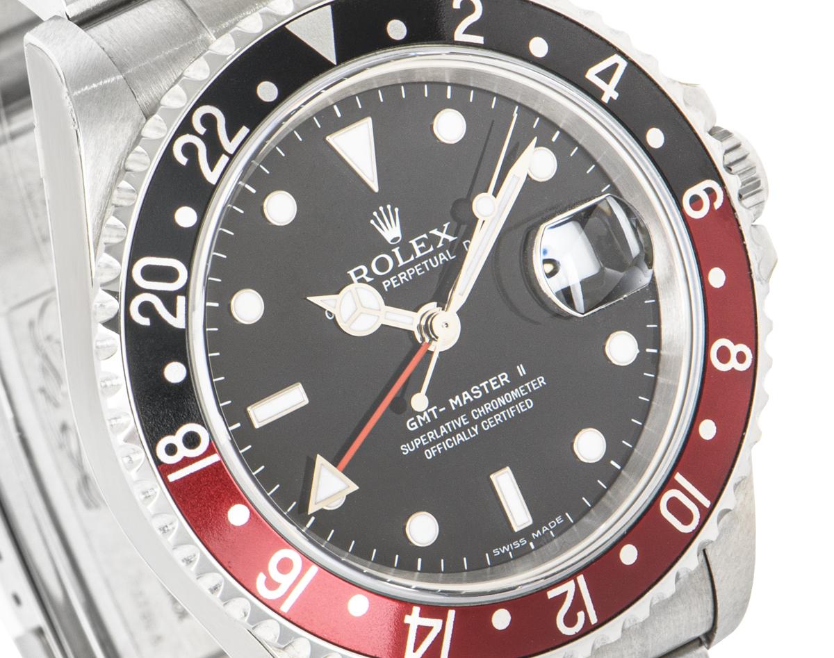 Unworn Rolex GMT-Master II NOS Stick Dial Coke 16710 In New Condition In Mayfair, London, London
