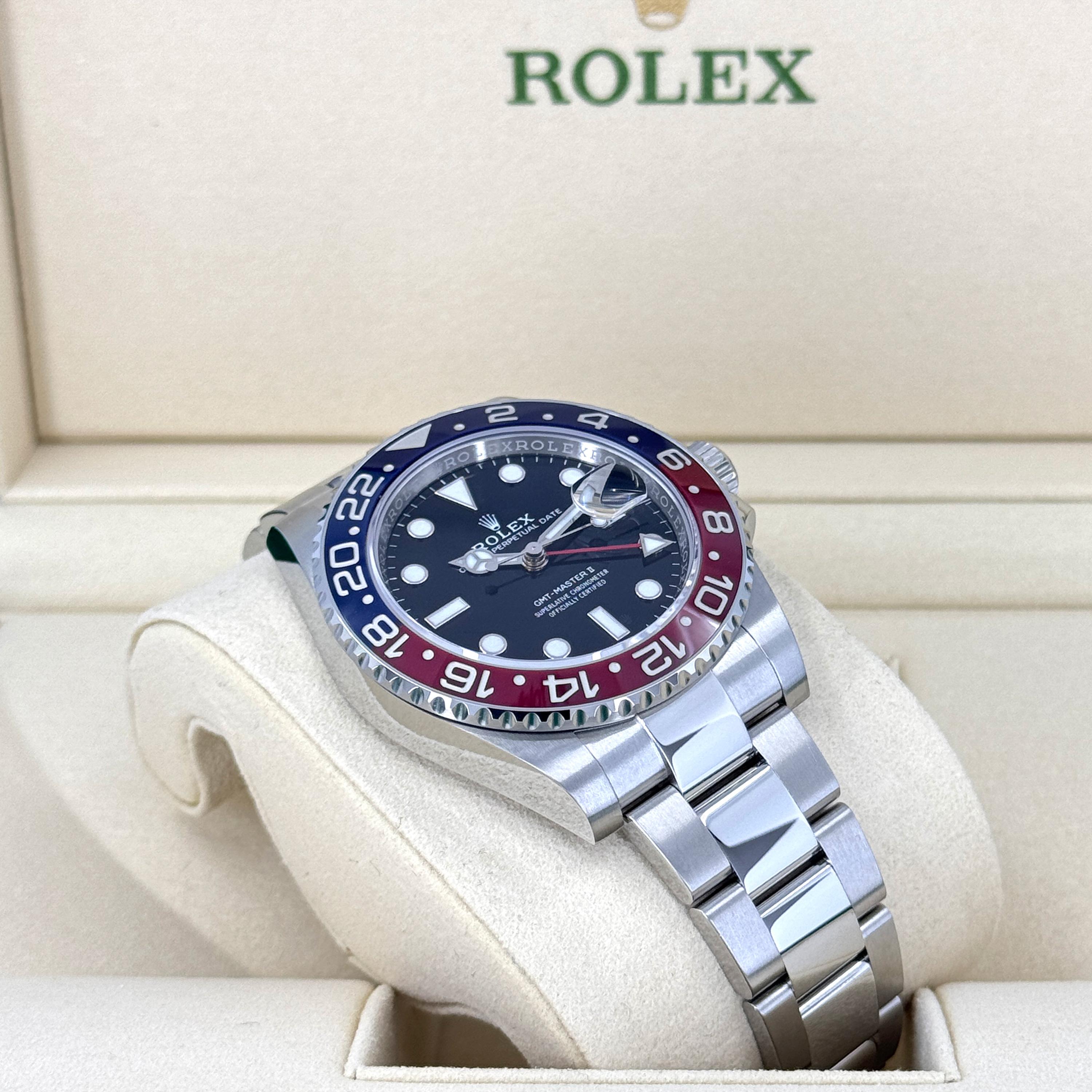 Rolex GMT-Master II Pepsi sin usar Referencia# 126710BLRO, Juego completo, 2025 en venta 2