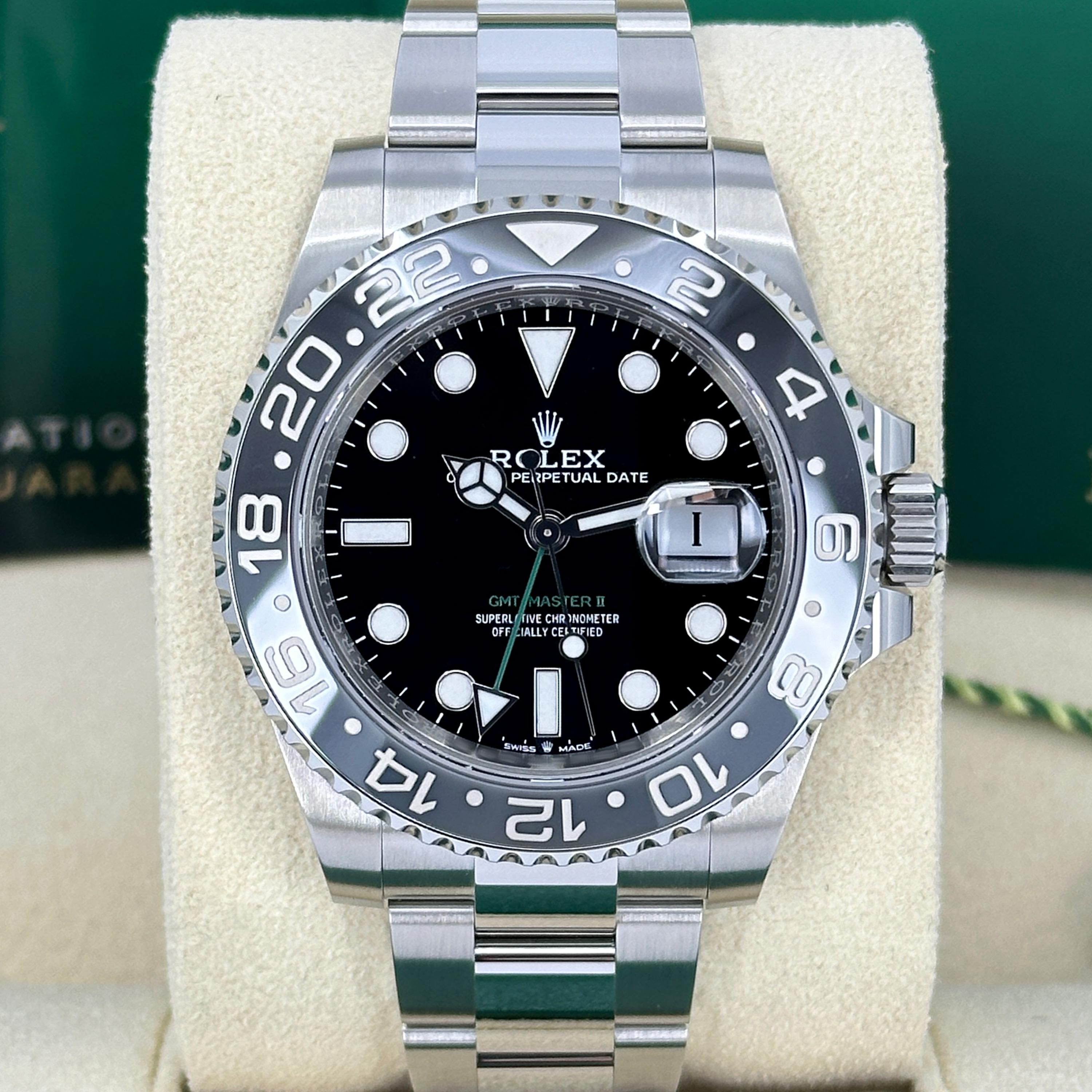 Rolex GMT-Master II non indossato Numero di riferimento 126710GRNR, Set completo, 2025 In condizioni Nuovo in vendita a New York, NY