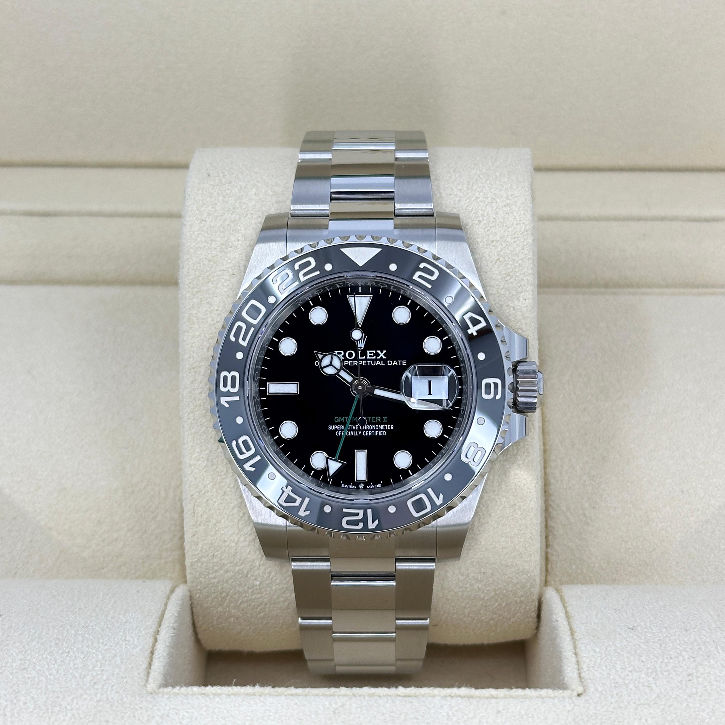 Rolex GMT-Master II non indossato Numero di riferimento 126710GRNR, Set completo, 2025 in vendita 4