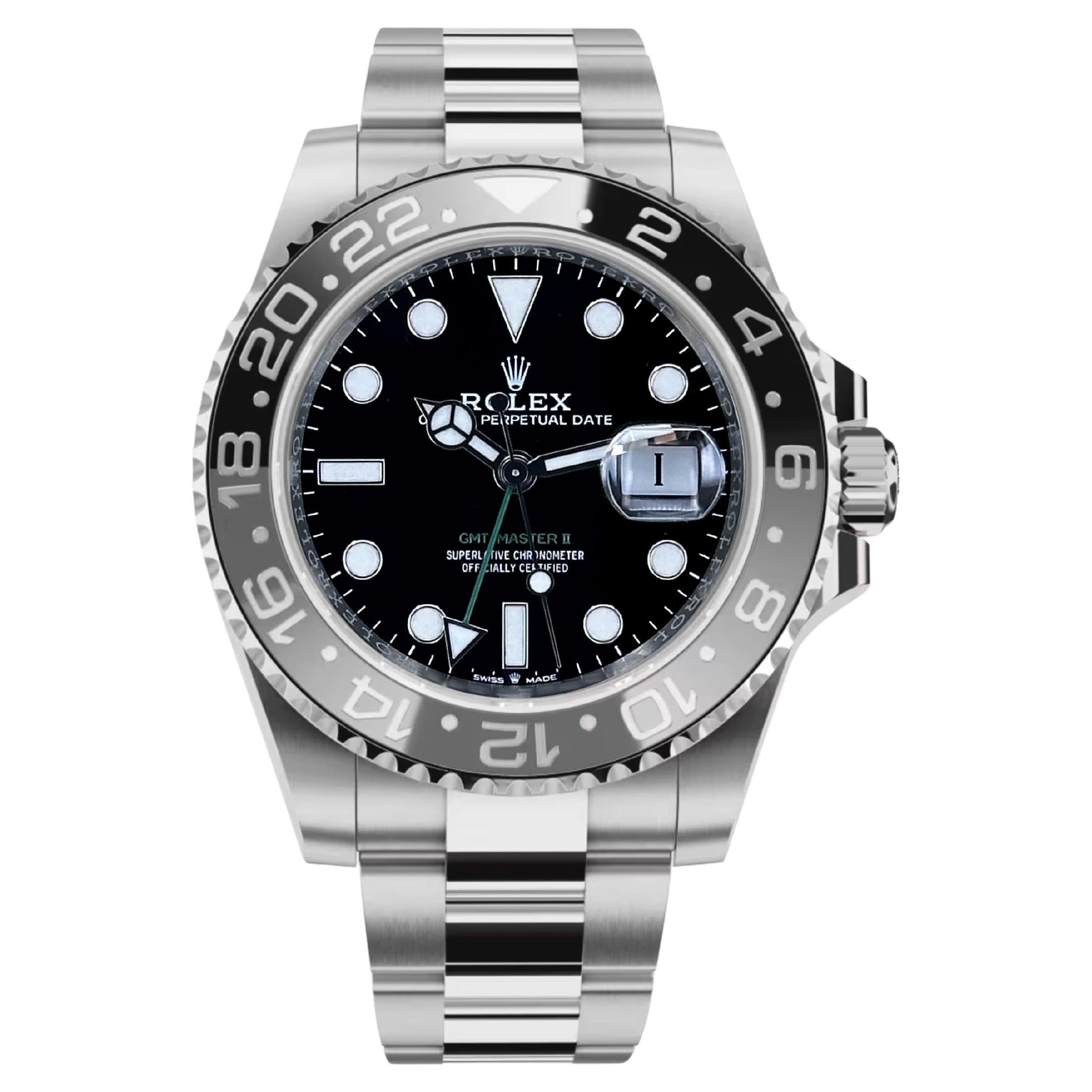 Unworn Rolex GMT-Master II Reference# 126710GRNR, Complete set, 2025