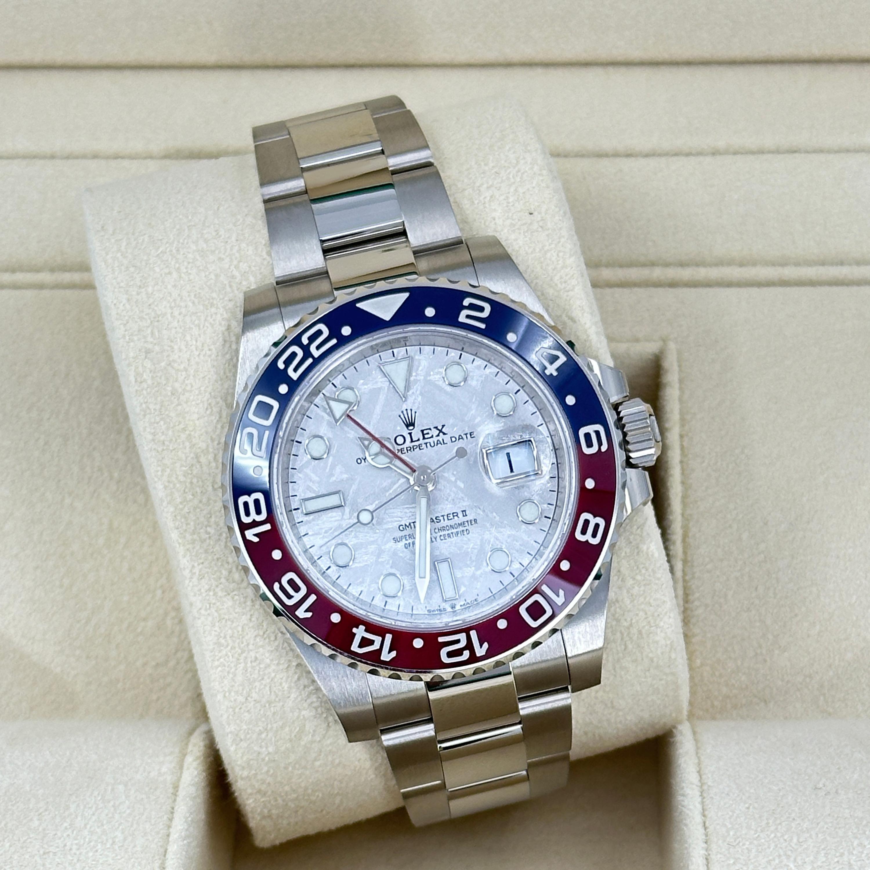 Unworn Rolex GMT-Master II Reference# 126719blro, Complete set, 2025 For Sale 12