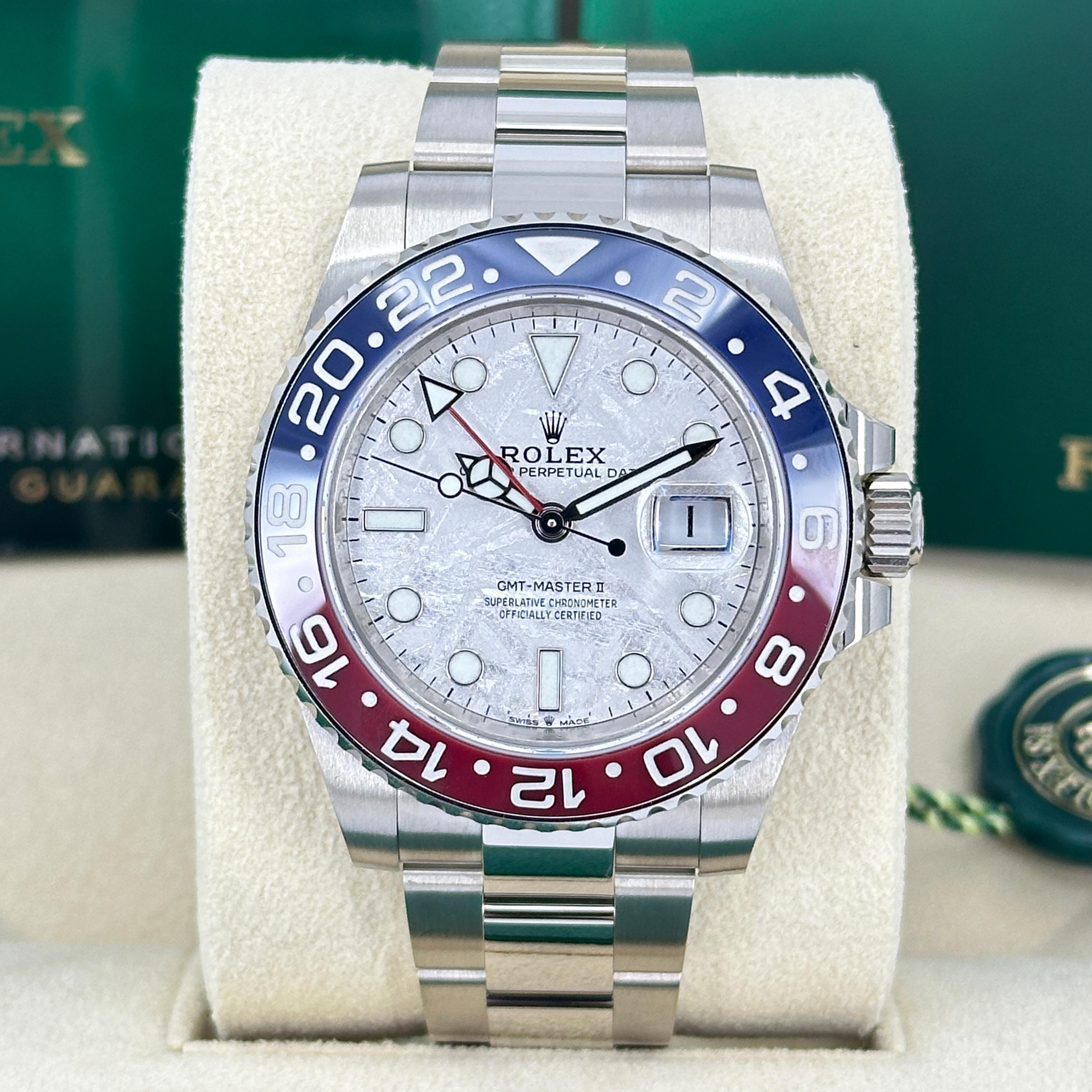 Unworn Rolex GMT-Master II Reference# 126719blro, Complete set, 2025 In New Condition For Sale In New York, NY