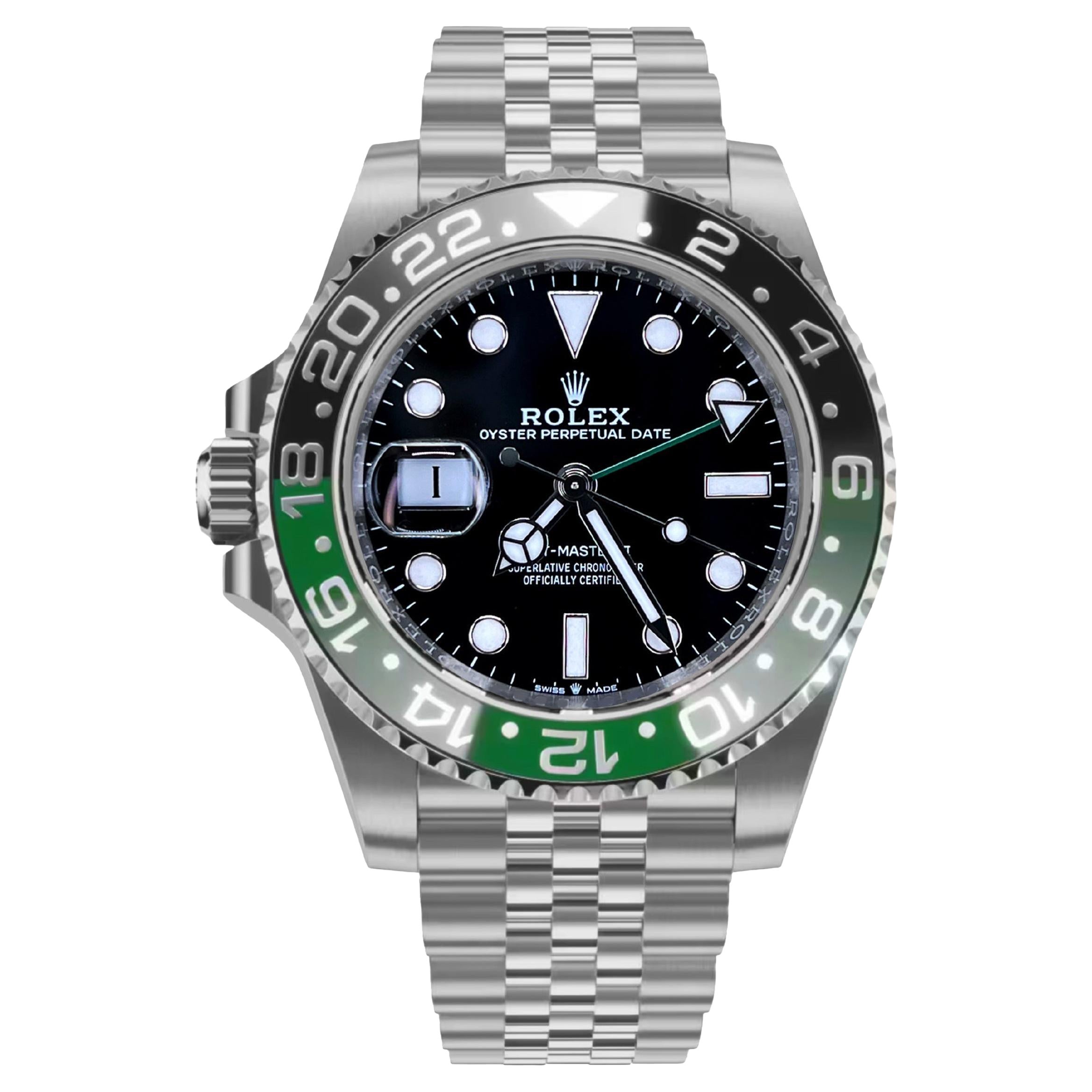Unworn Rolex GMT-Master II Sprite Reference# 126720VTNR, Complete set, 2025