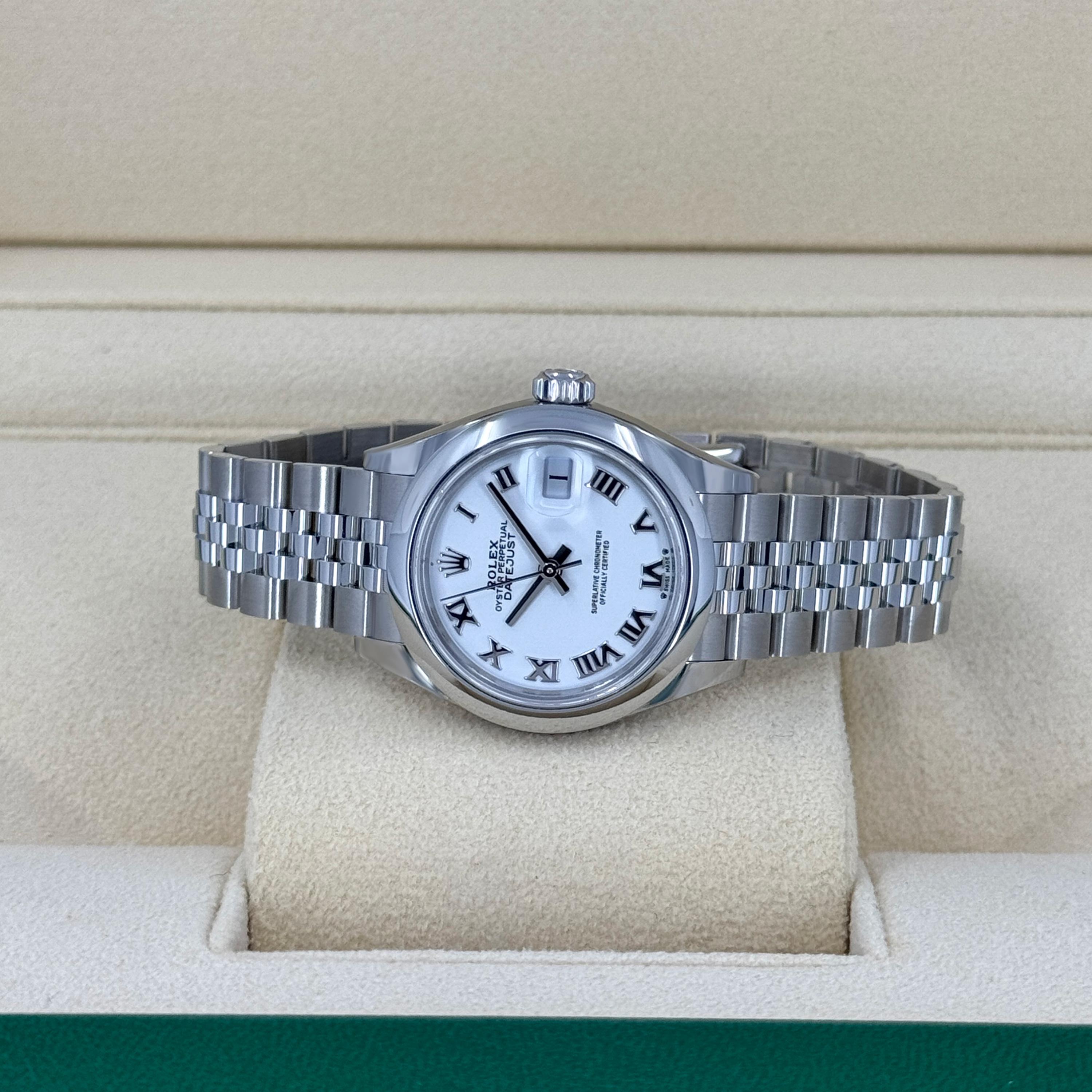 Ungetragene Rolex Lady-Datejust 28 Reference# 279160, Komplettset, 2025 im Angebot 7