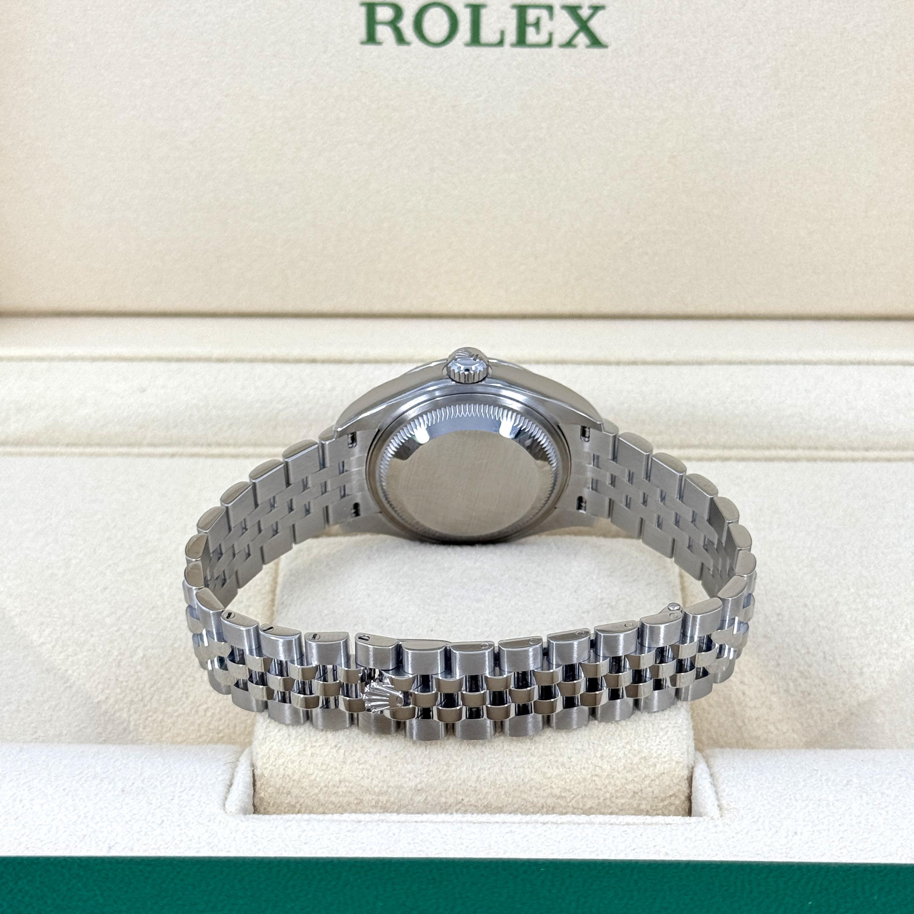 Ungetragene Rolex Lady-Datejust 28 Reference# 279160, Komplettset, 2025 im Angebot 10