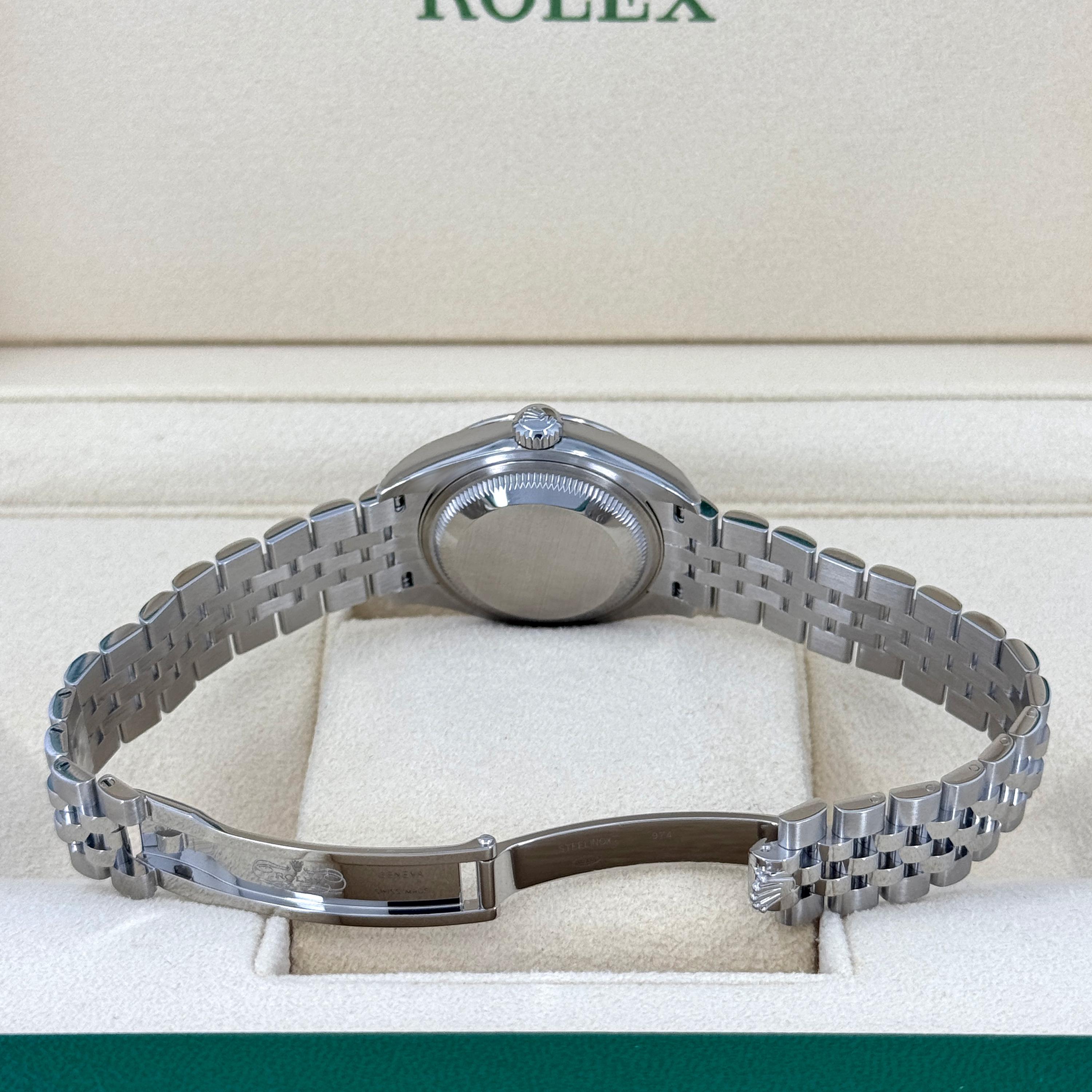 Ungetragene Rolex Lady-Datejust 28 Reference# 279160, Komplettset, 2025 im Angebot 11