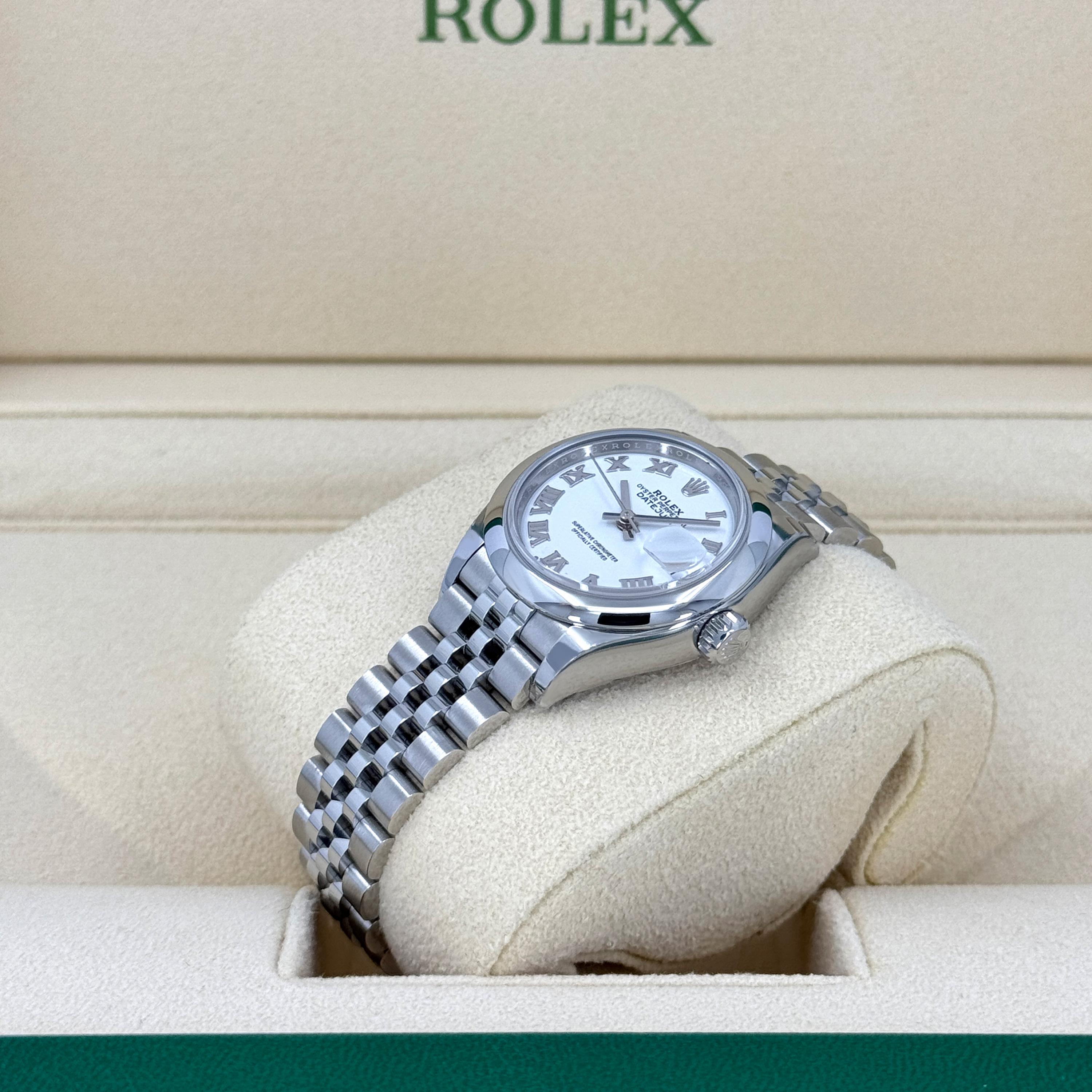 Ungetragene Rolex Lady-Datejust 28 Reference# 279160, Komplettset, 2025 im Angebot 1