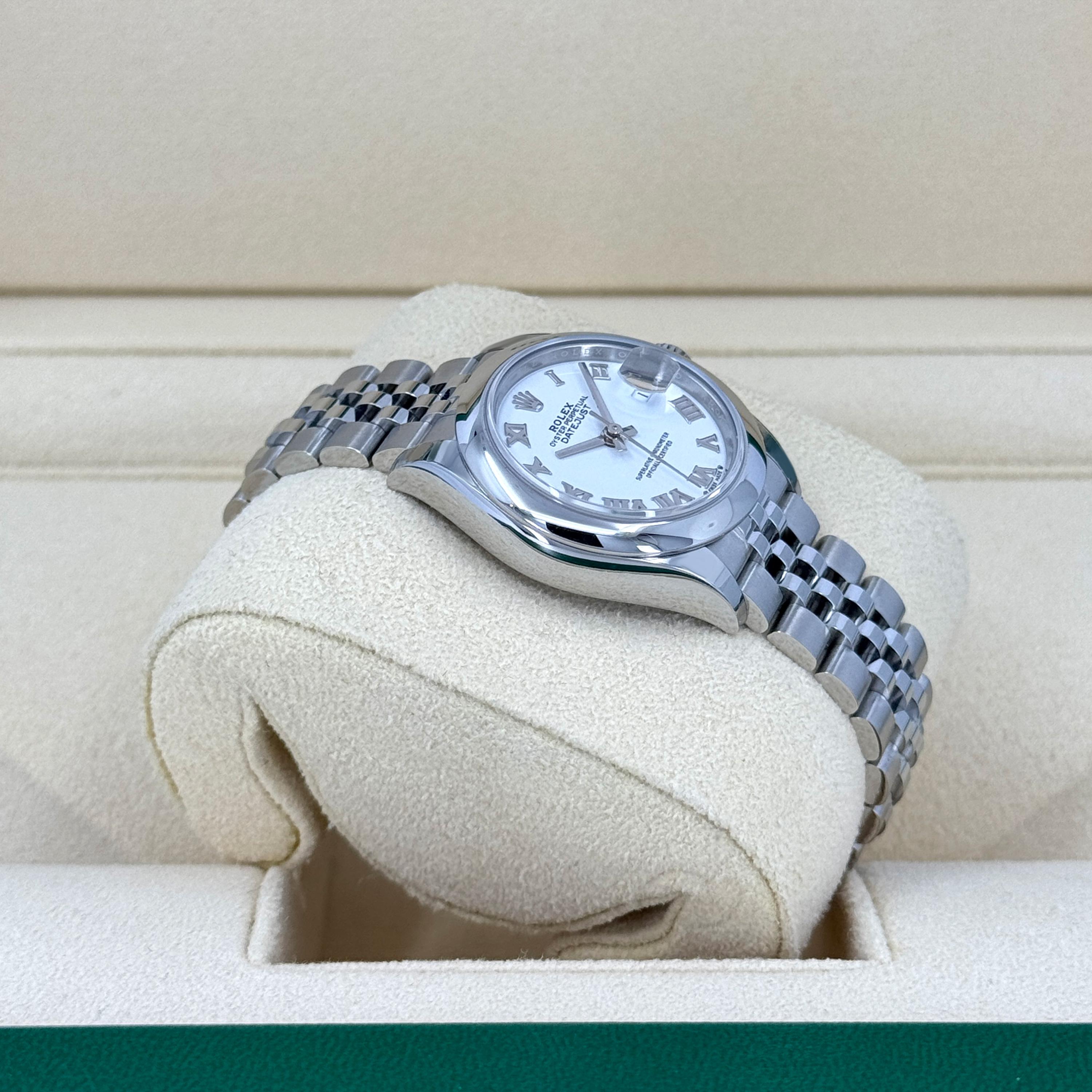Ungetragene Rolex Lady-Datejust 28 Reference# 279160, Komplettset, 2025 im Angebot 5