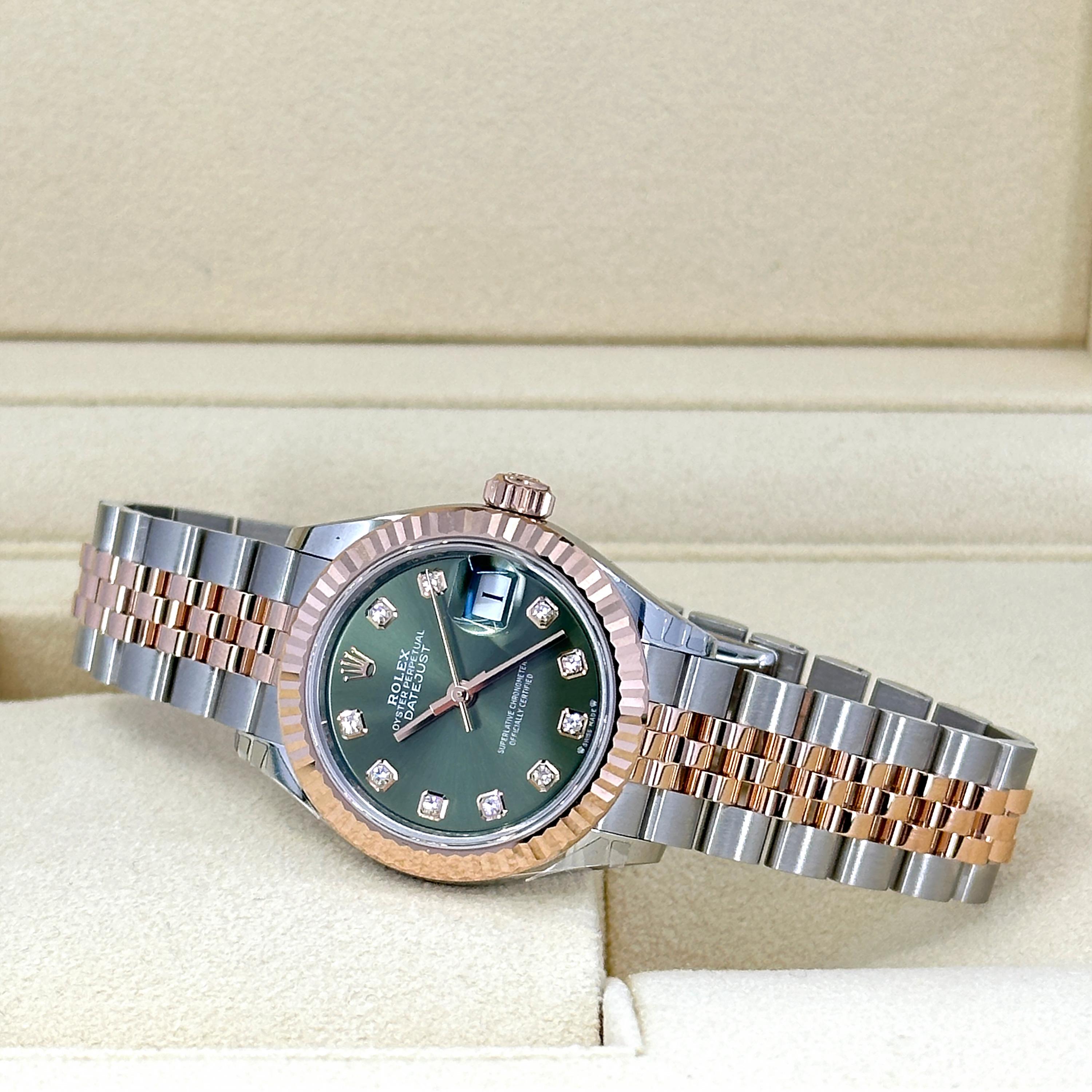 Rolex Lady-Datejust 28 sin usar Referencia# 279171, Juego completo, 2025 en venta 10