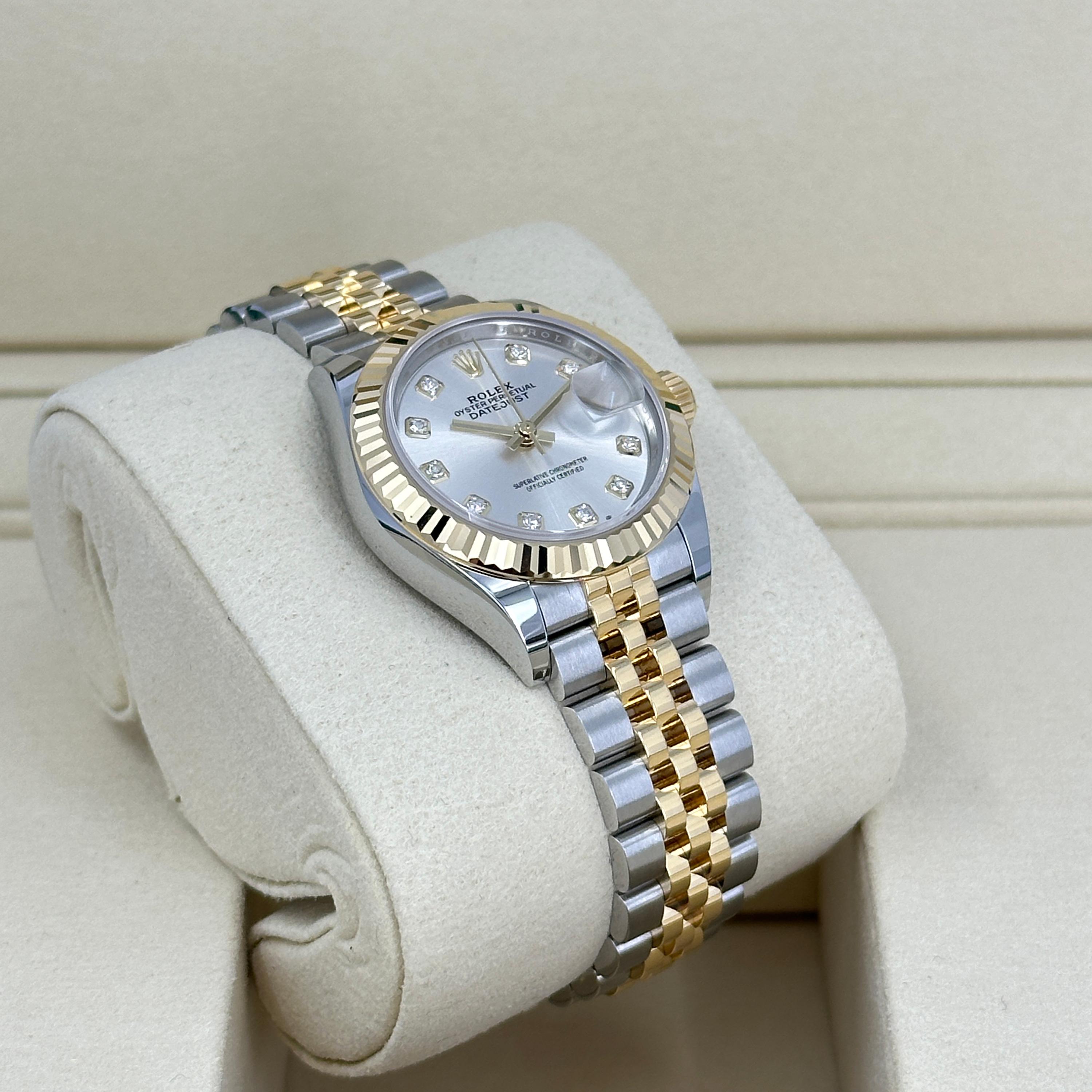 Rolex Lady-Datejust 28 Riferimento # 279173, Set completo, 2025 in vendita 6