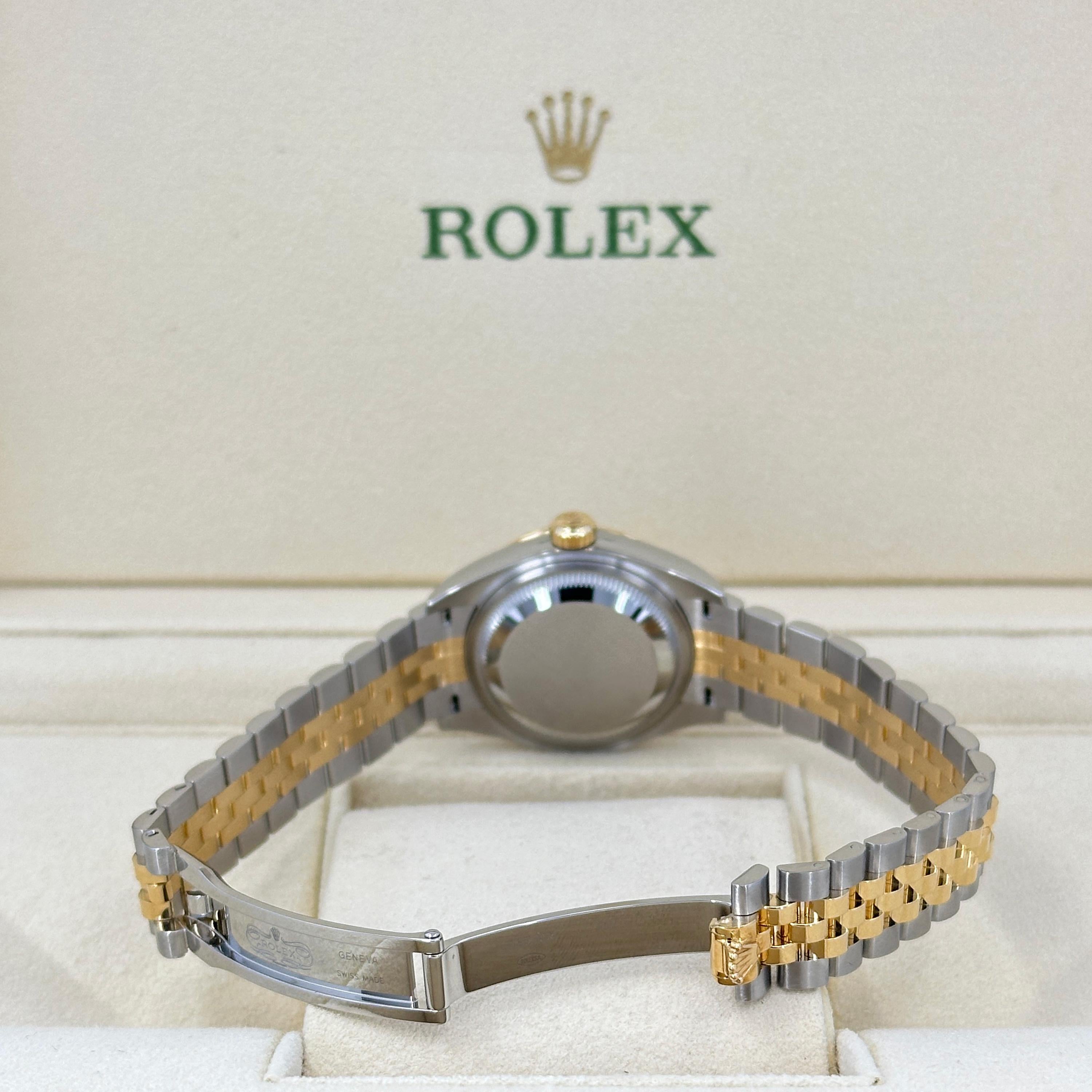 Ungetragene Rolex Lady-Datejust 28 Reference# 279173, Komplettset, 2025 im Angebot 7