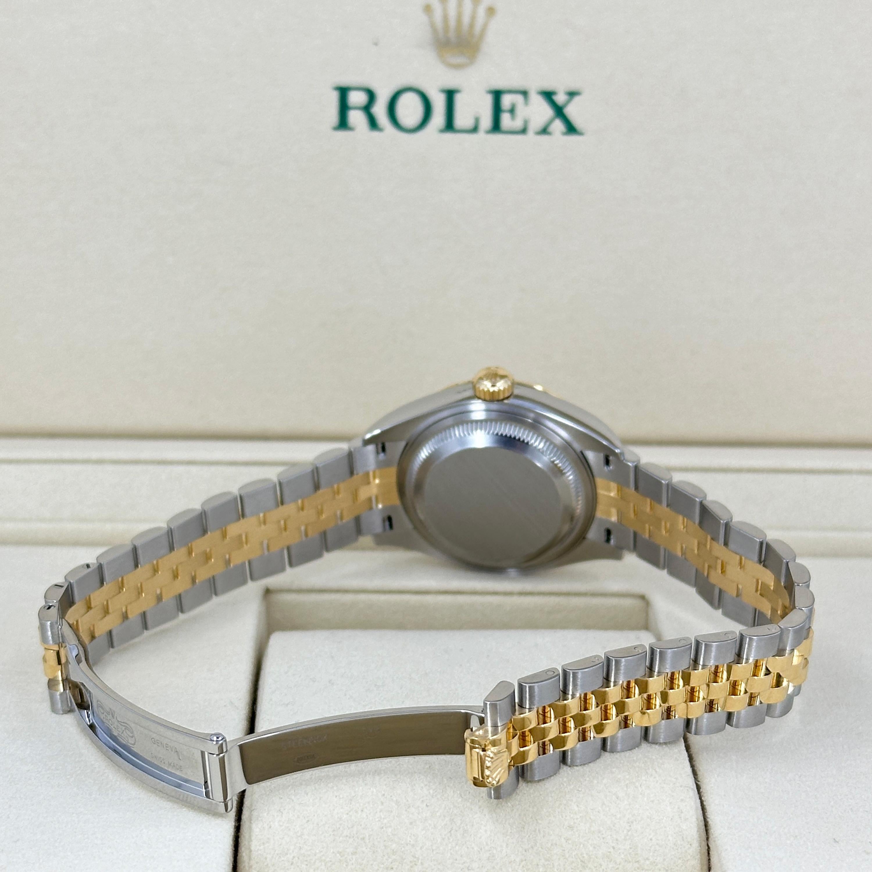 Ungetragene Rolex Lady-Datejust 28 Reference# 279173, Komplettset, 2025 im Angebot 8
