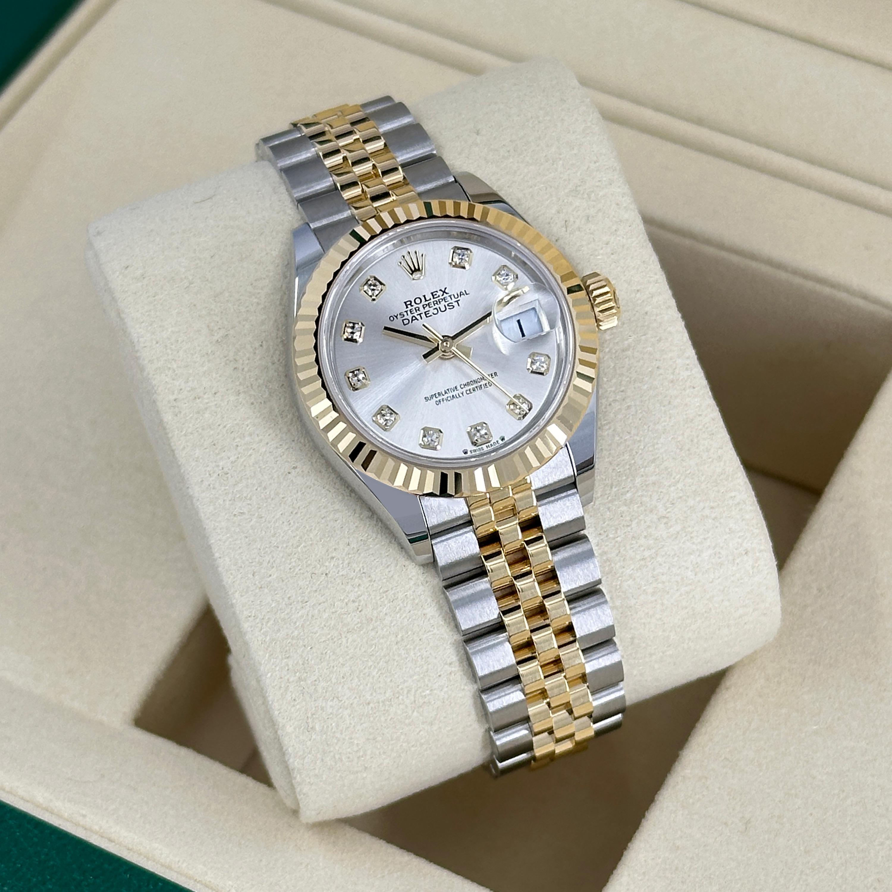 Rolex Lady-Datejust 28 Riferimento # 279173, Set completo, 2025 in vendita 9