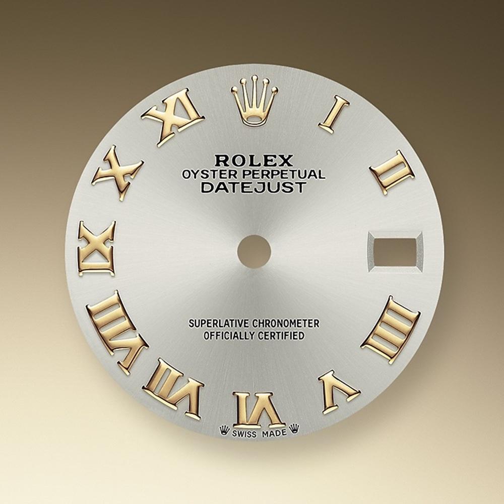 Die Rolex Lady-Datejust 28 Ref. 279173-0005 verkörpert zeitlose Raffinesse und Präzision und zeigt die Meisterschaft der Marke in der Luxusuhrmacherei. Dieser elegante 28-mm-Zeitmesser ist aus Yellow Rolesor gefertigt - einer raffinierten Fusion aus