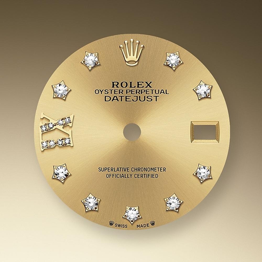 Il Rolex Lady-Datejust 28 Ref. 279173-0021 esemplifica una raffinatezza senza tempo e una maestria impeccabile, combinando l'eleganza con la precisione dell'orologeria svizzera. Realizzato in Rolesor Giallo - la fusione tipica di Rolex tra il