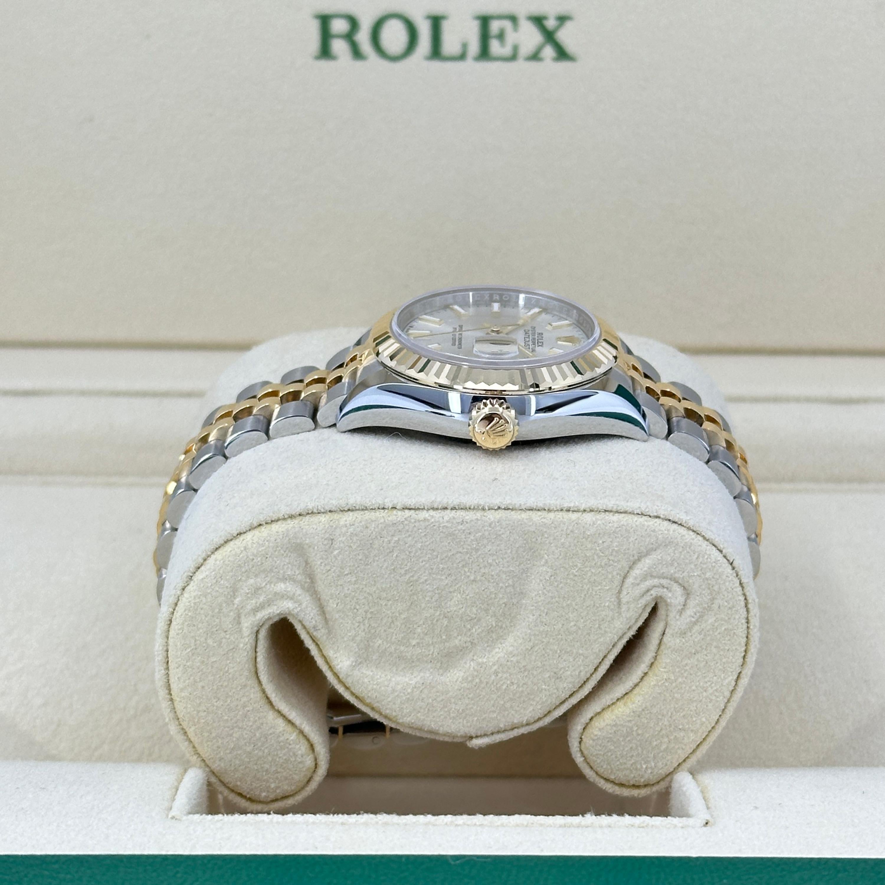 Ungetragene Rolex Lady-Datejust 28 Reference# 279173, Komplettset, 2025 im Angebot 3