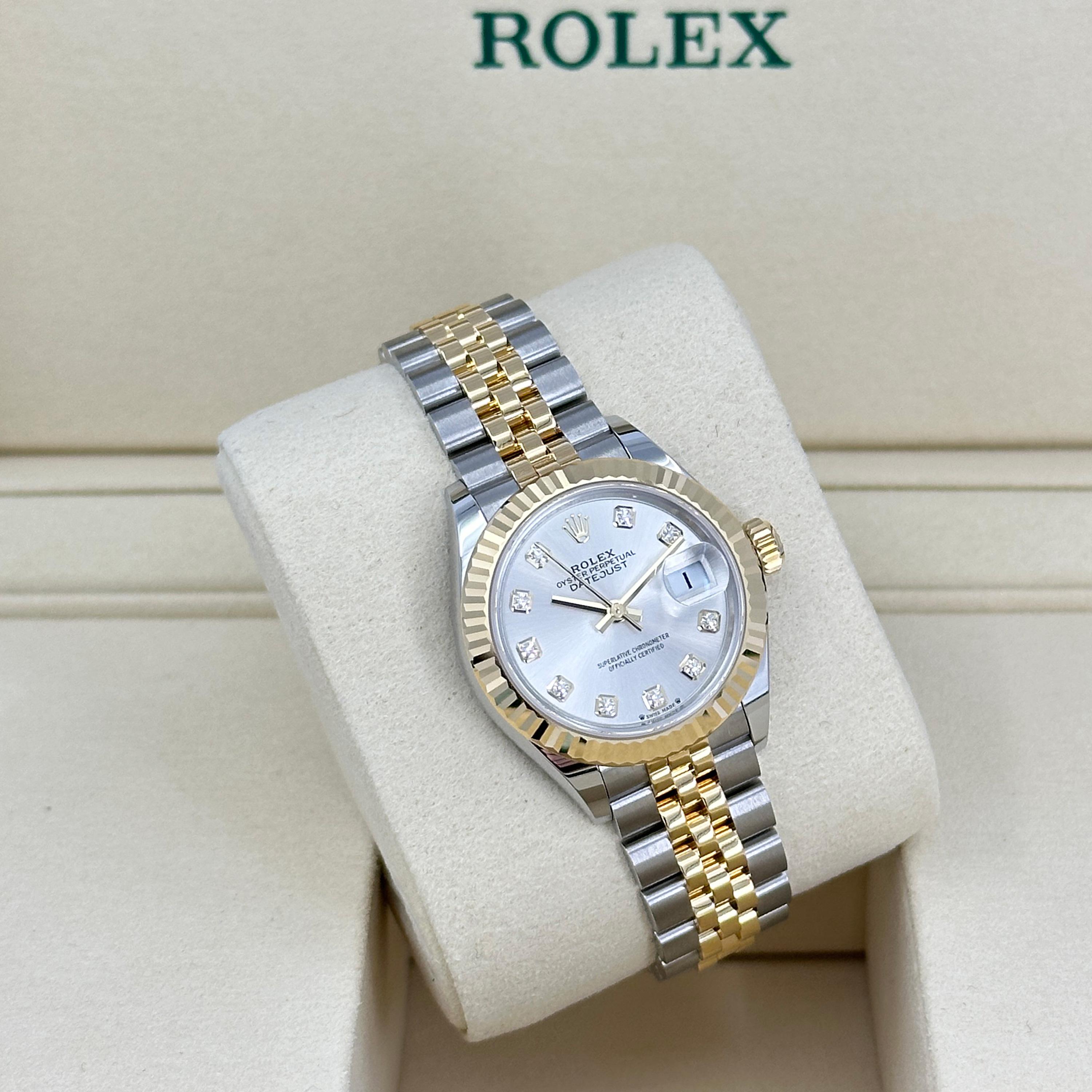 Rolex Lady-Datejust 28 Riferimento # 279173, Set completo, 2025 in vendita 5